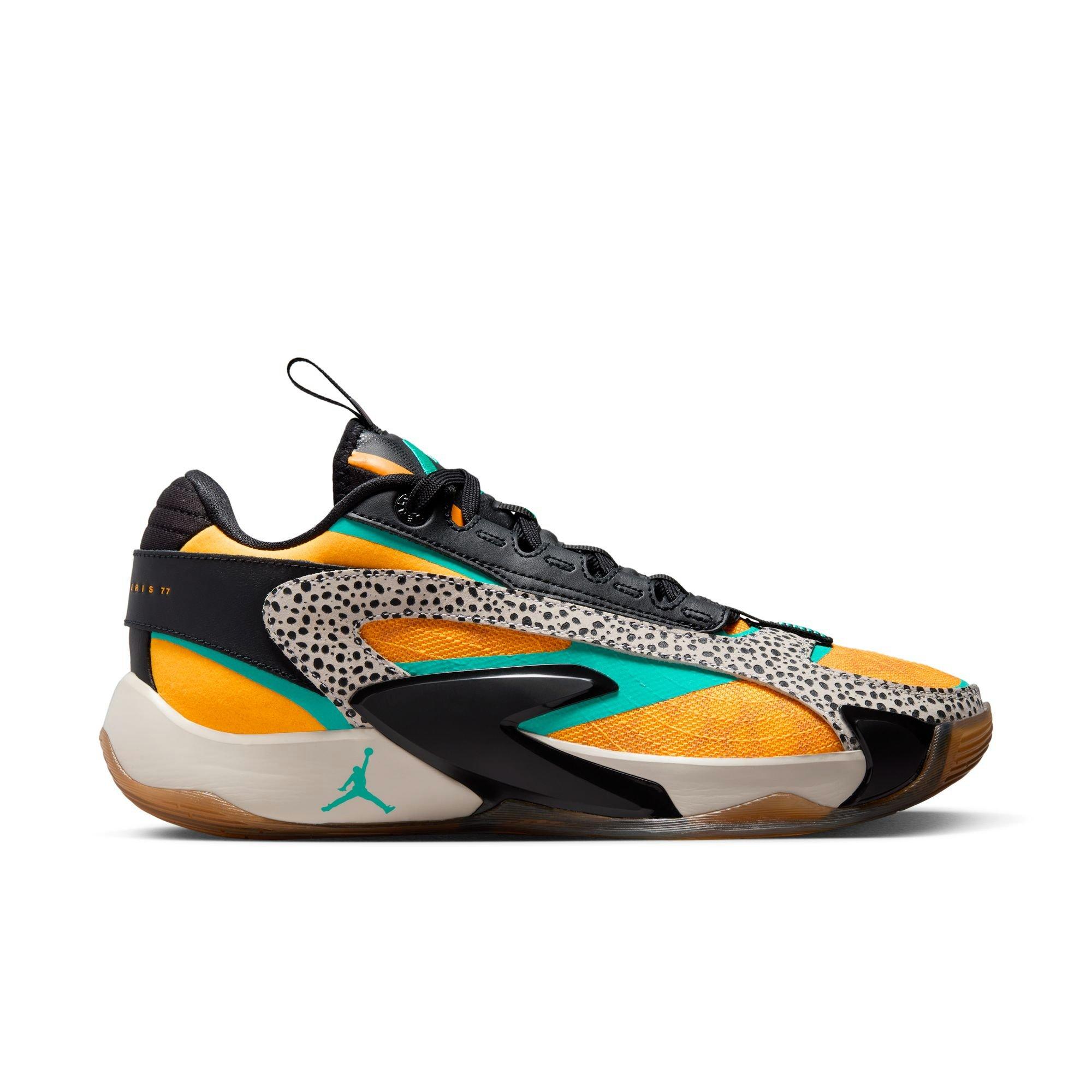 Jordan Luka 2 "Safari" Men's Basketball Shoe - LASER ORANGE/HYPER JADE/BLACK Thumbnail View 1