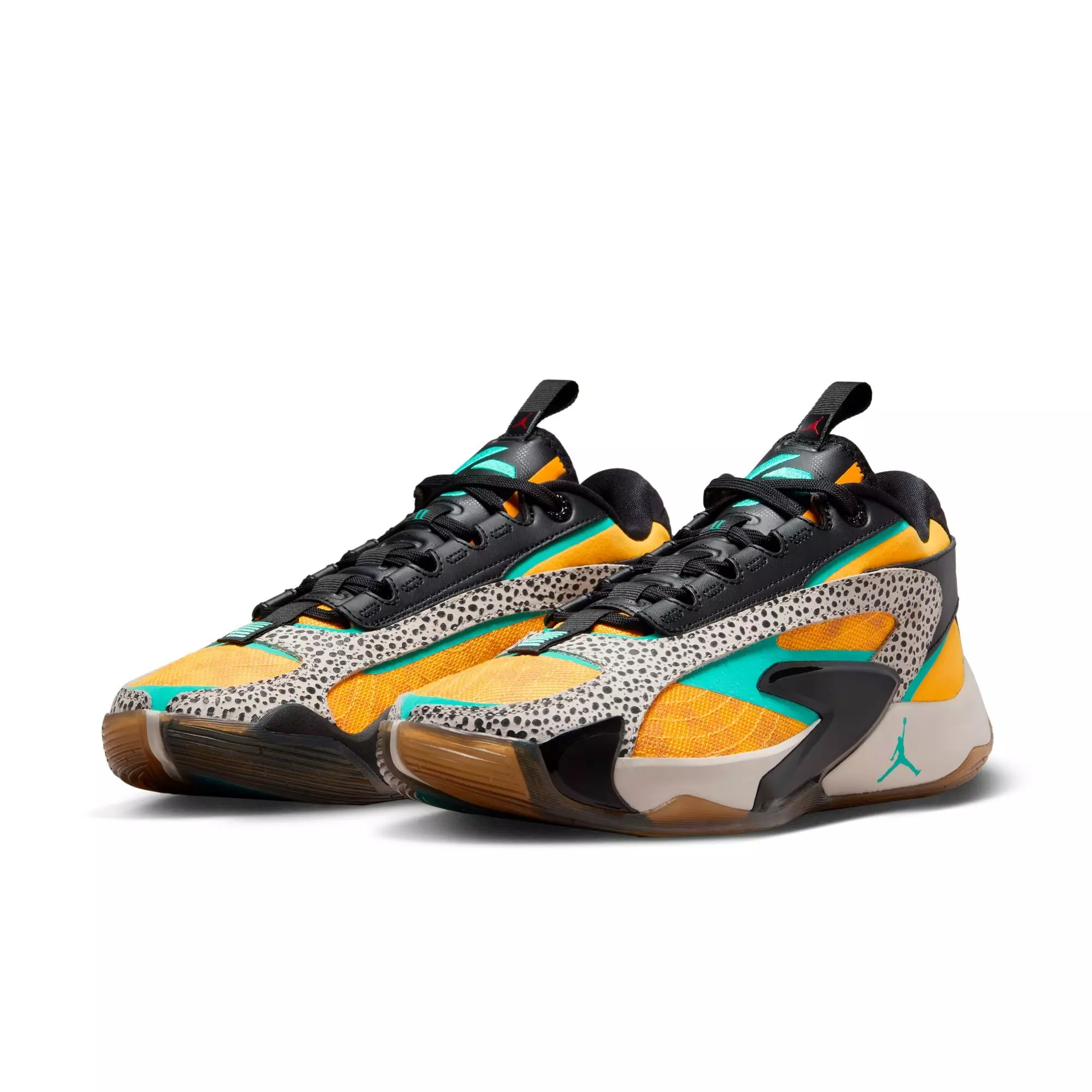 Jordan Luka 2 "Safari" Men's Basketball Shoe - LASER ORANGE/HYPER JADE/BLACK