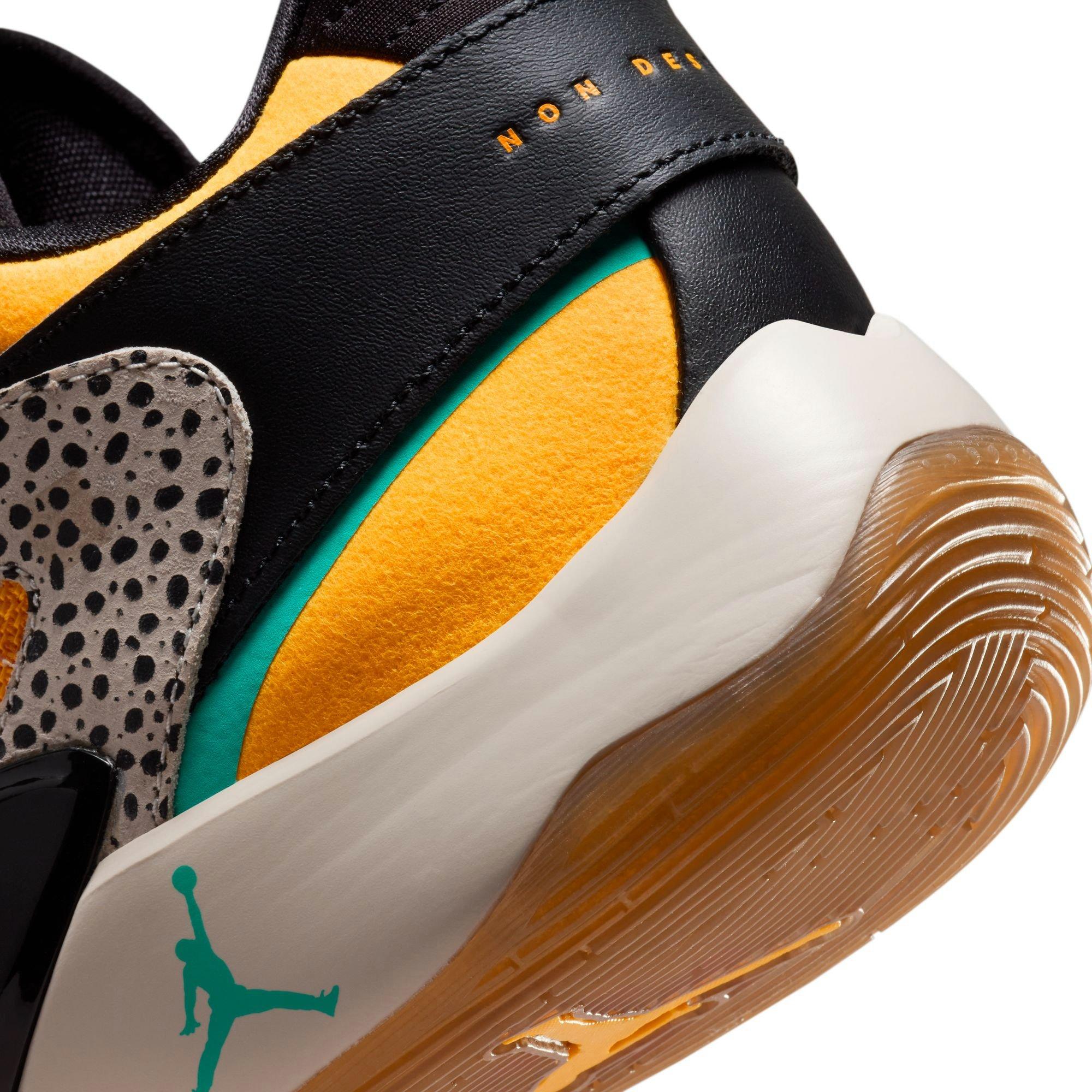 Jordan Luka 2 "Safari" Men's Basketball Shoe - LASER ORANGE/HYPER JADE/BLACK Thumbnail View 5