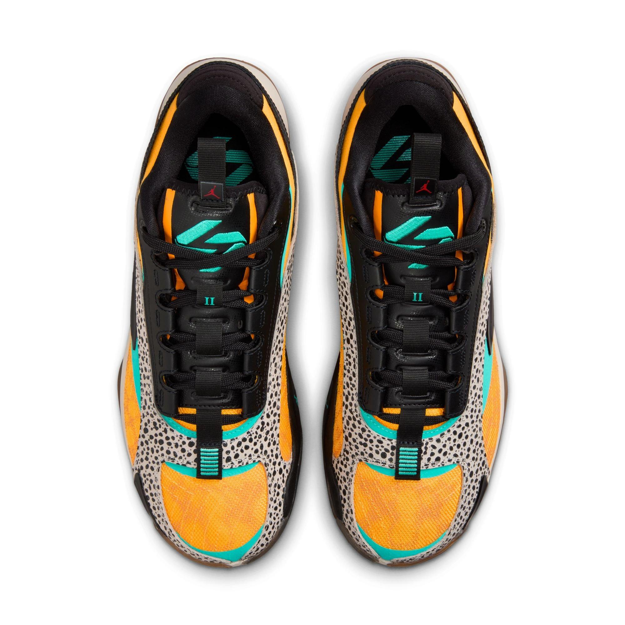 Jordan Luka 2 "Safari" Men's Basketball Shoe - LASER ORANGE/HYPER JADE/BLACK Thumbnail View 9