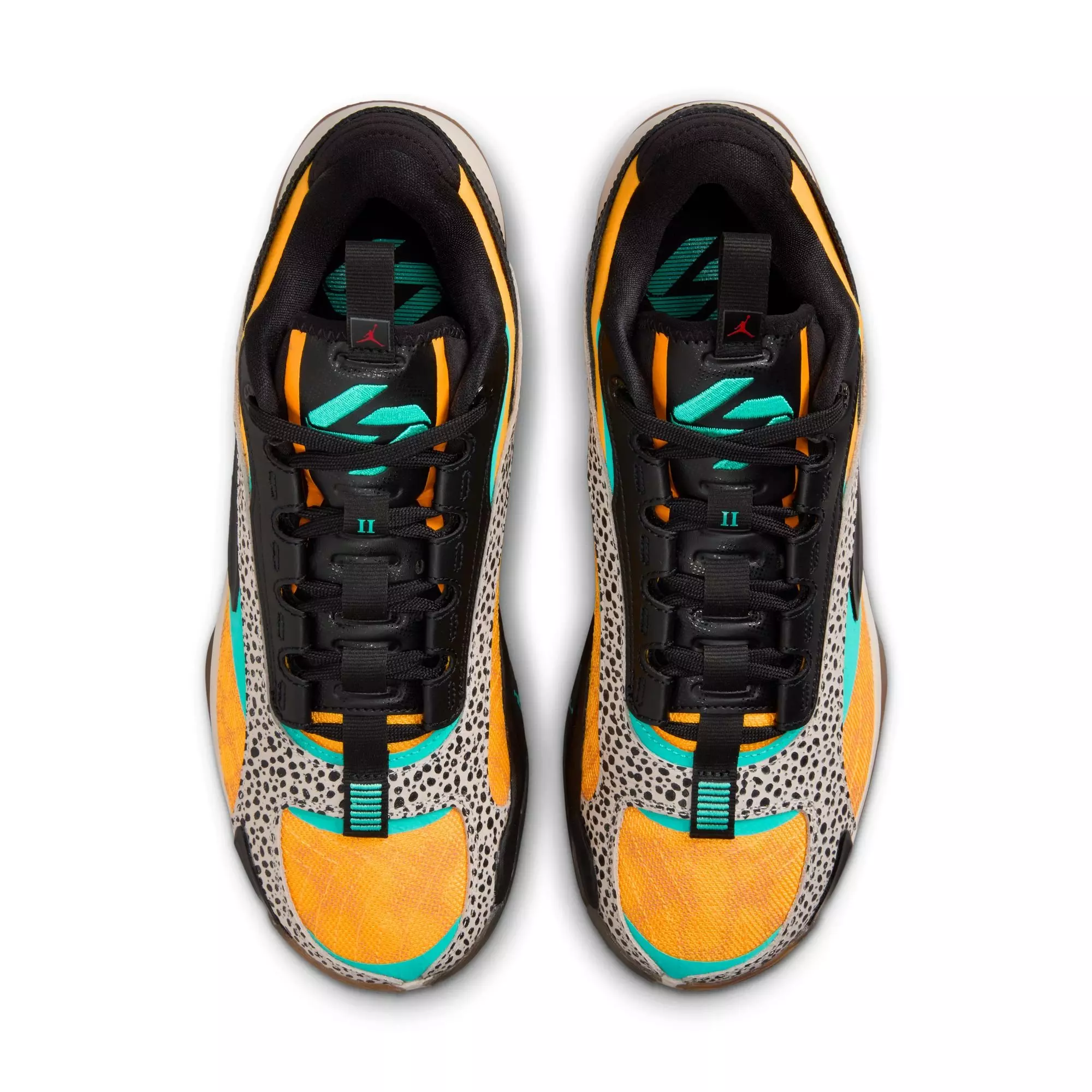 Jordan Luka 2 "Safari" Men's Basketball Shoe - LASER ORANGE/HYPER JADE/BLACK