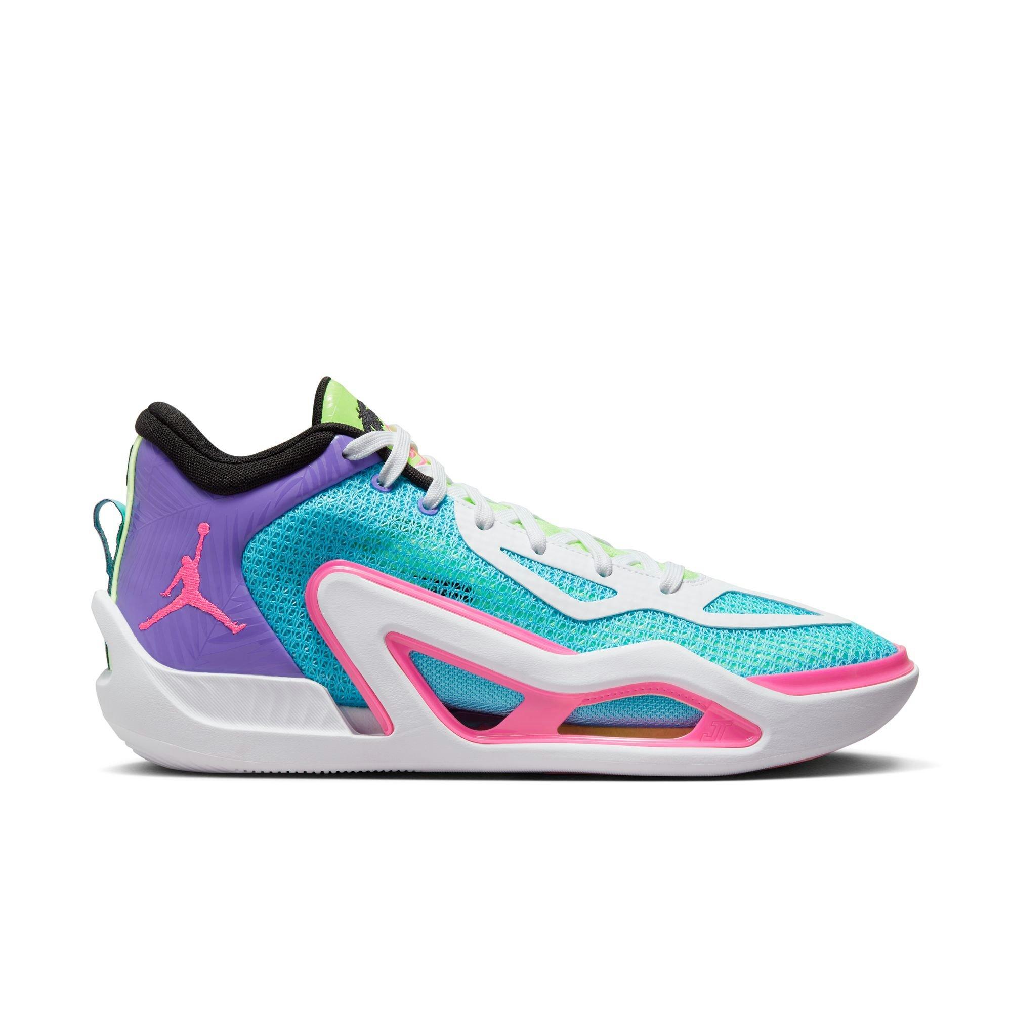 Jordan Tatum 1 "Wave Runner" Men's Basketball Shoe -  LAGOON PULSE/PINK BLAST/PSYCHIC PURPLE Thumbnail View 1