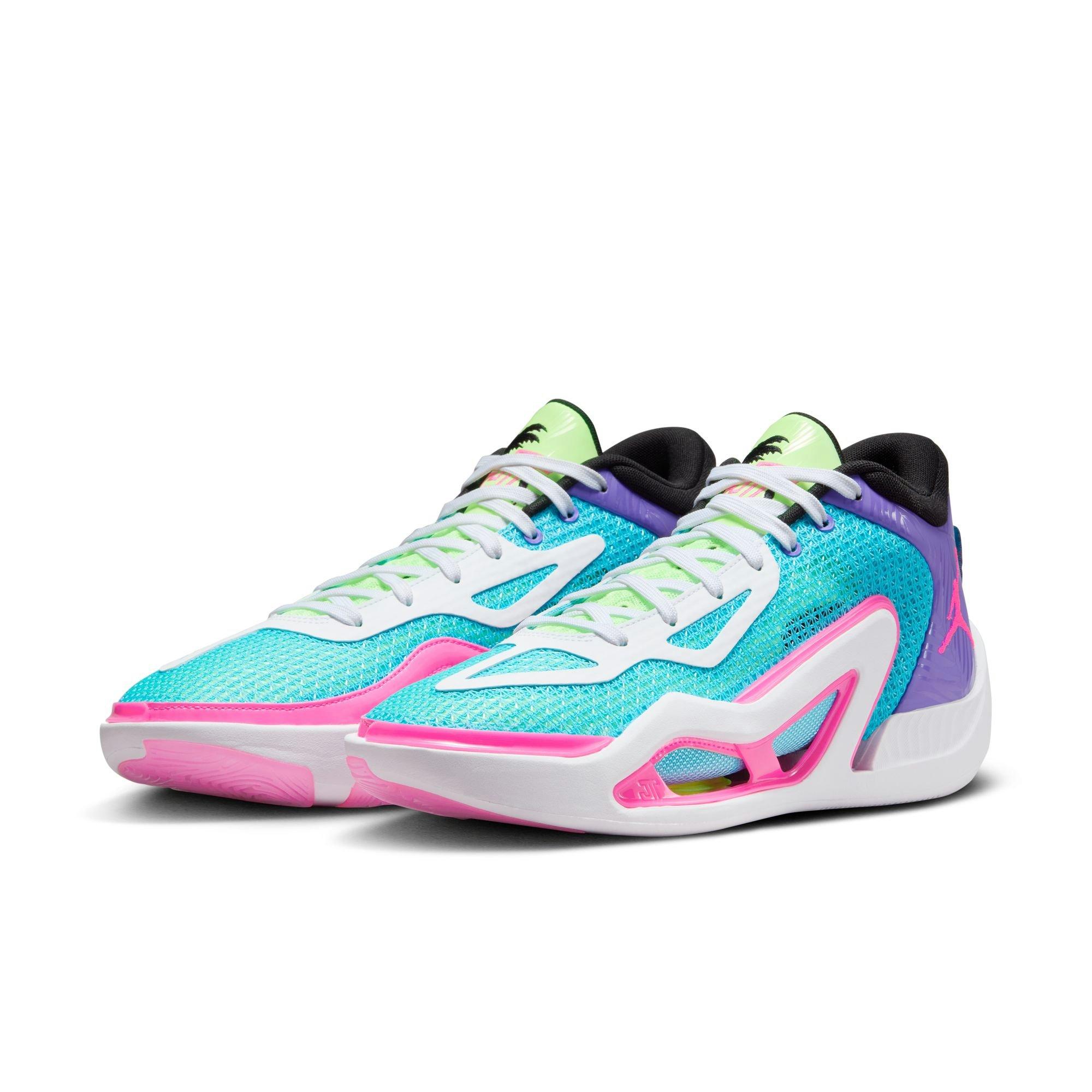 Jordan Tatum 1 "Wave Runner" Men's Basketball Shoe -  LAGOON PULSE/PINK BLAST/PSYCHIC PURPLE Thumbnail View 3