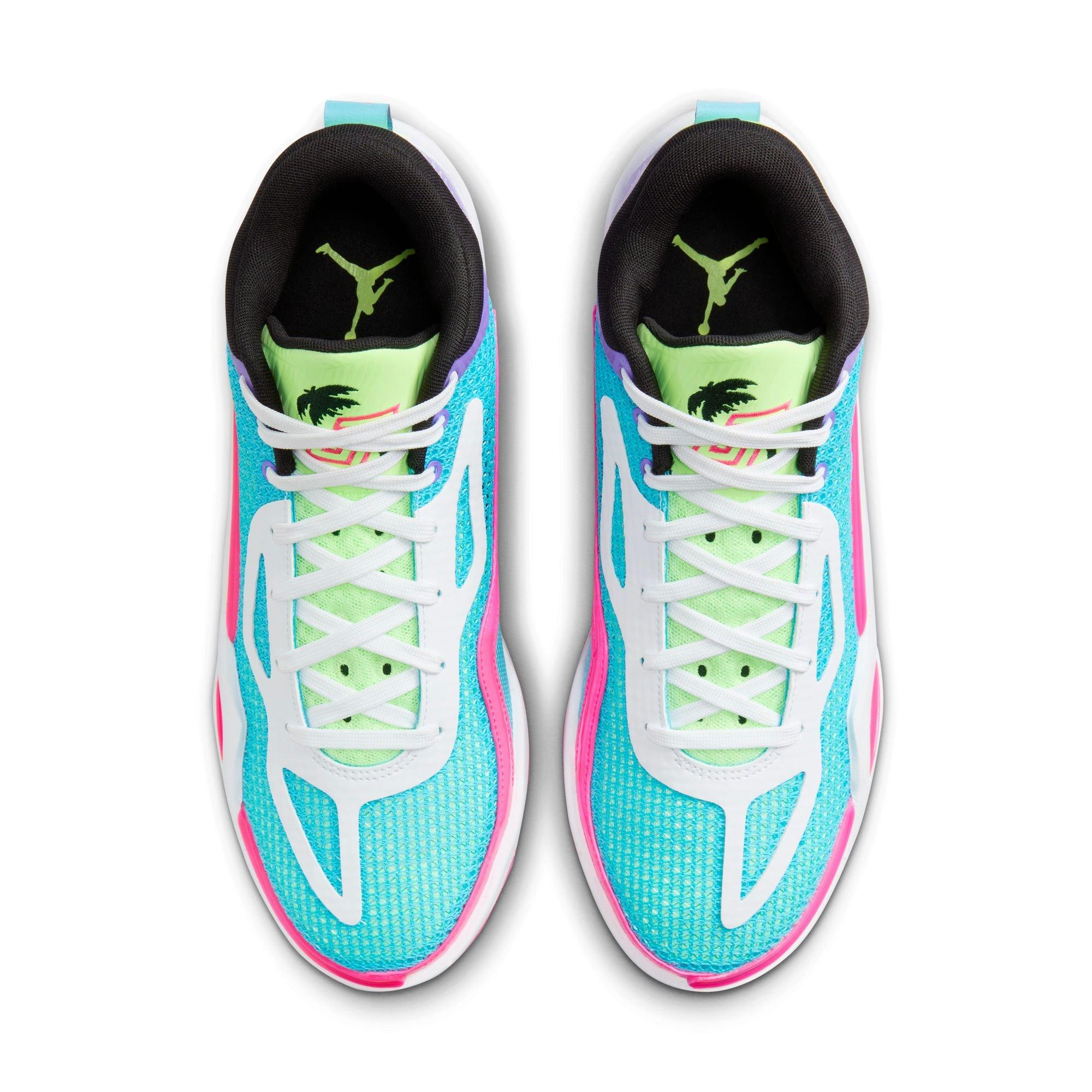 Jordan Tatum 1 "Wave Runner" Men's Basketball Shoe -  LAGOON PULSE/PINK BLAST/PSYCHIC PURPLE Thumbnail View 9