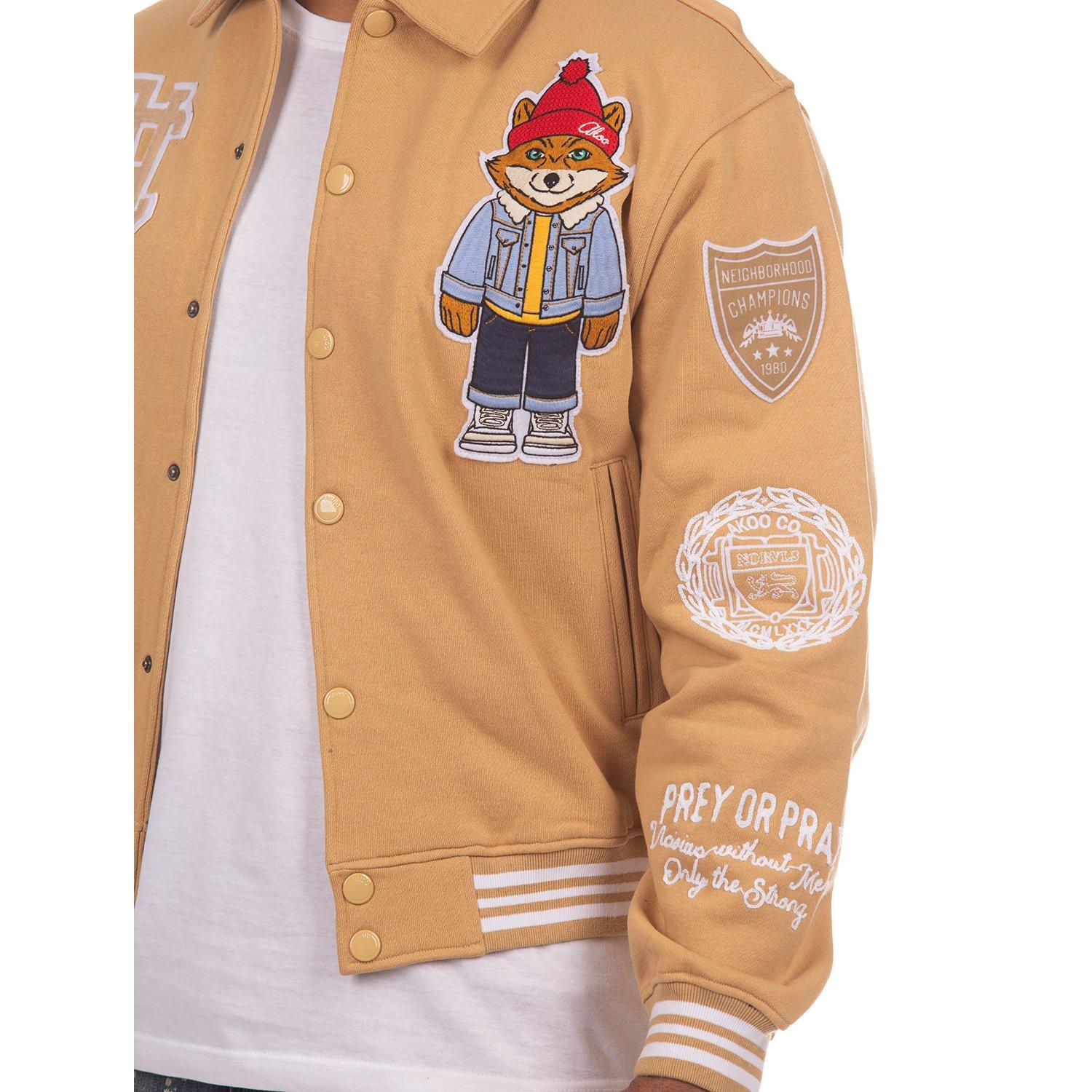 Akoo letterman jacket hotsell