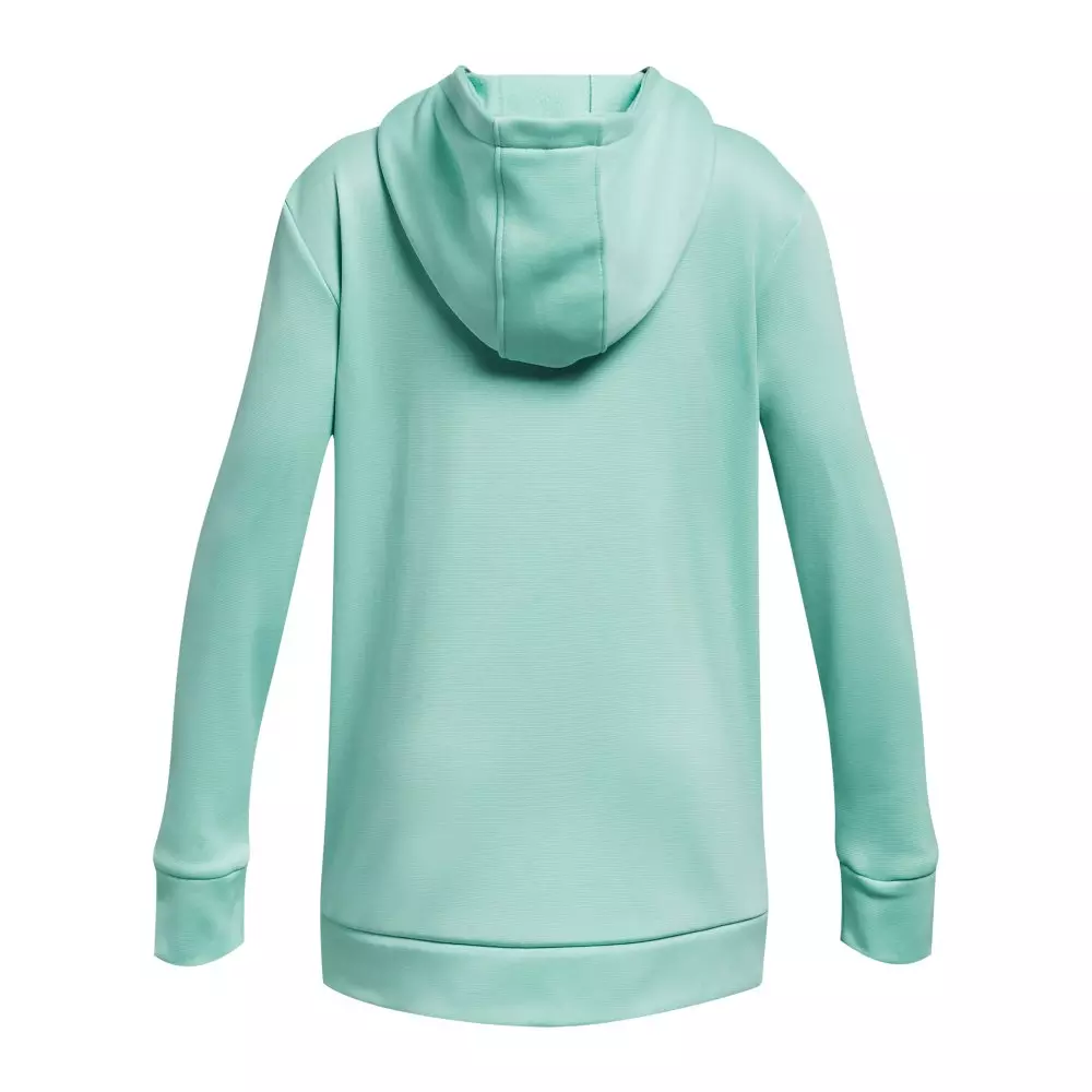 Under Armour Big Girls' Armour Fleece Iridescent Pullover Hoodie-Lt Blue - LT BLUE