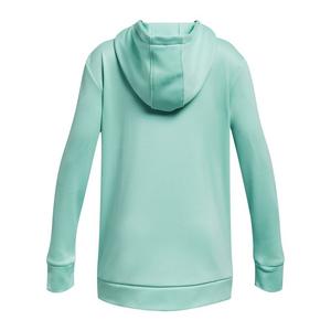 Under Armour Big Girls' Armour Fleece Iridescent Pullover Hoodie-Lt Blue