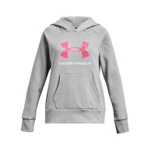 Under Armour Big Girls' Rival Fleece BL Print Full Pullover Hoodie