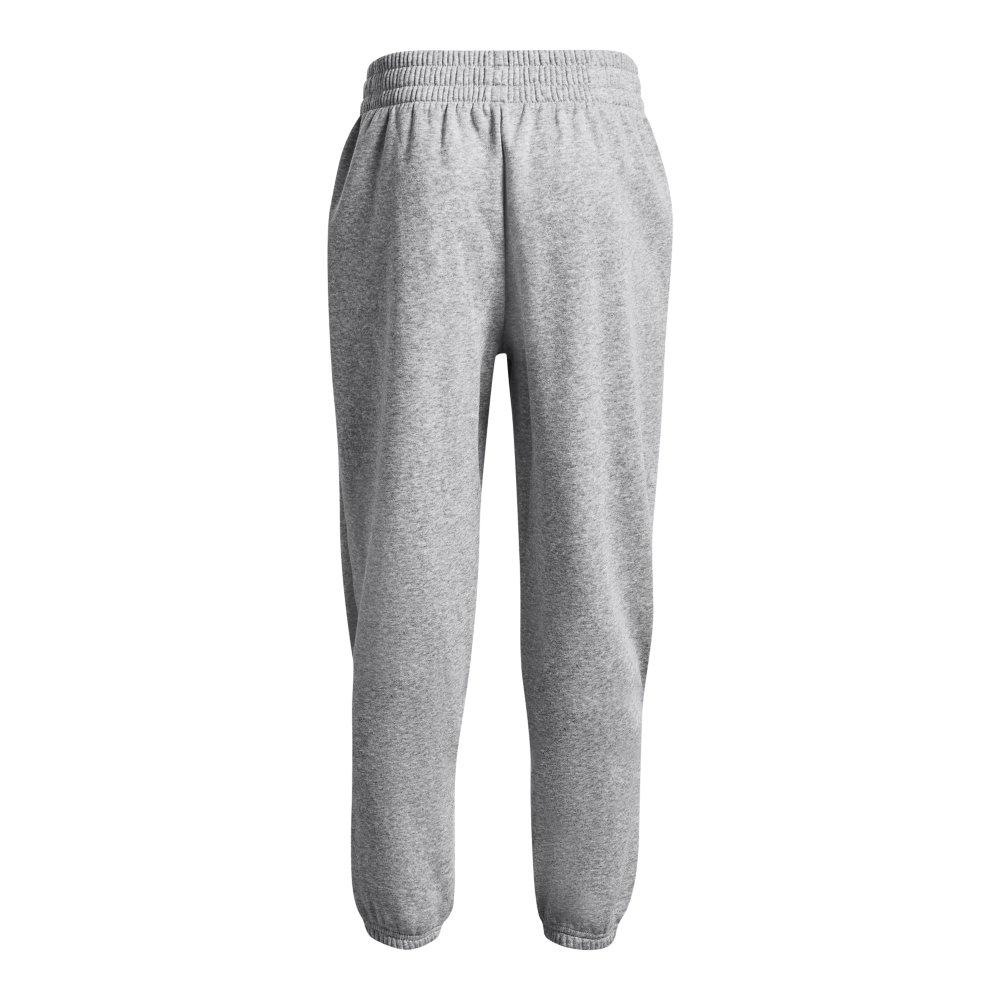 Under Armour Big Girls' Rival Fleece Pants-Grey - GREY Thumbnail View 2