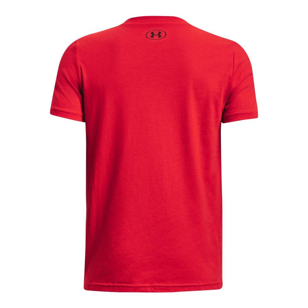 Under Armour Big Boys' Basketball Outside Big Boys' Red Tee