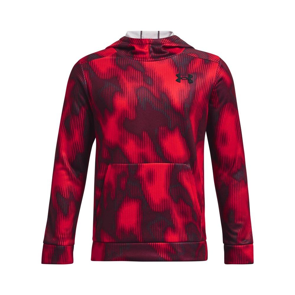 Under armour discount red camo hoodie