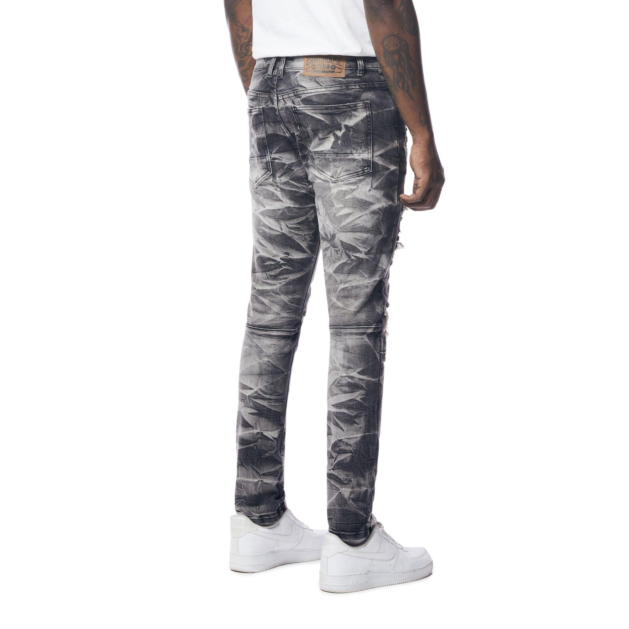 Grindhouse Rip N Repair Men's Gail Black Jeans