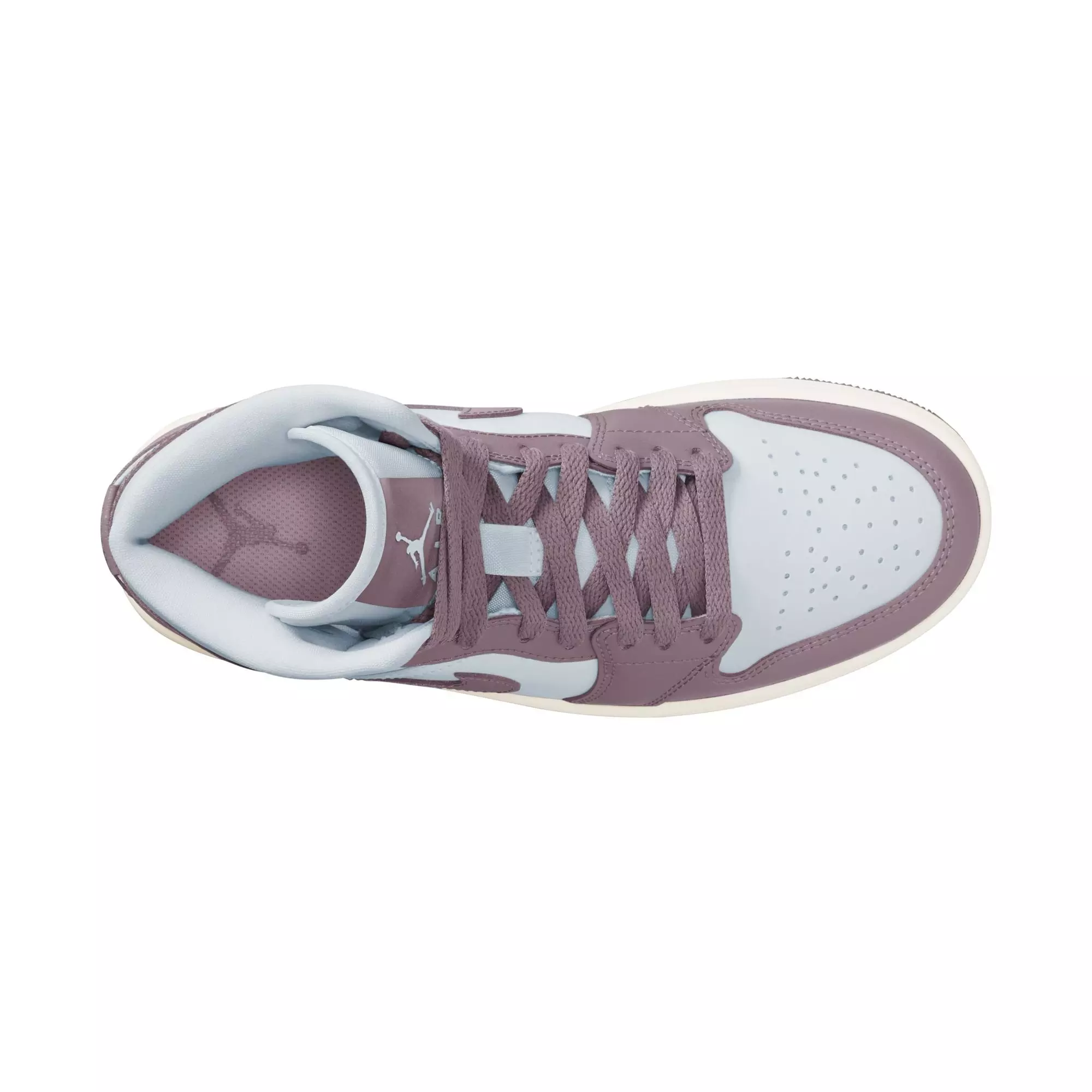 Jordan 1 Mid "Pure Platinum/Mauve" Women's Shoe - PLATINUM