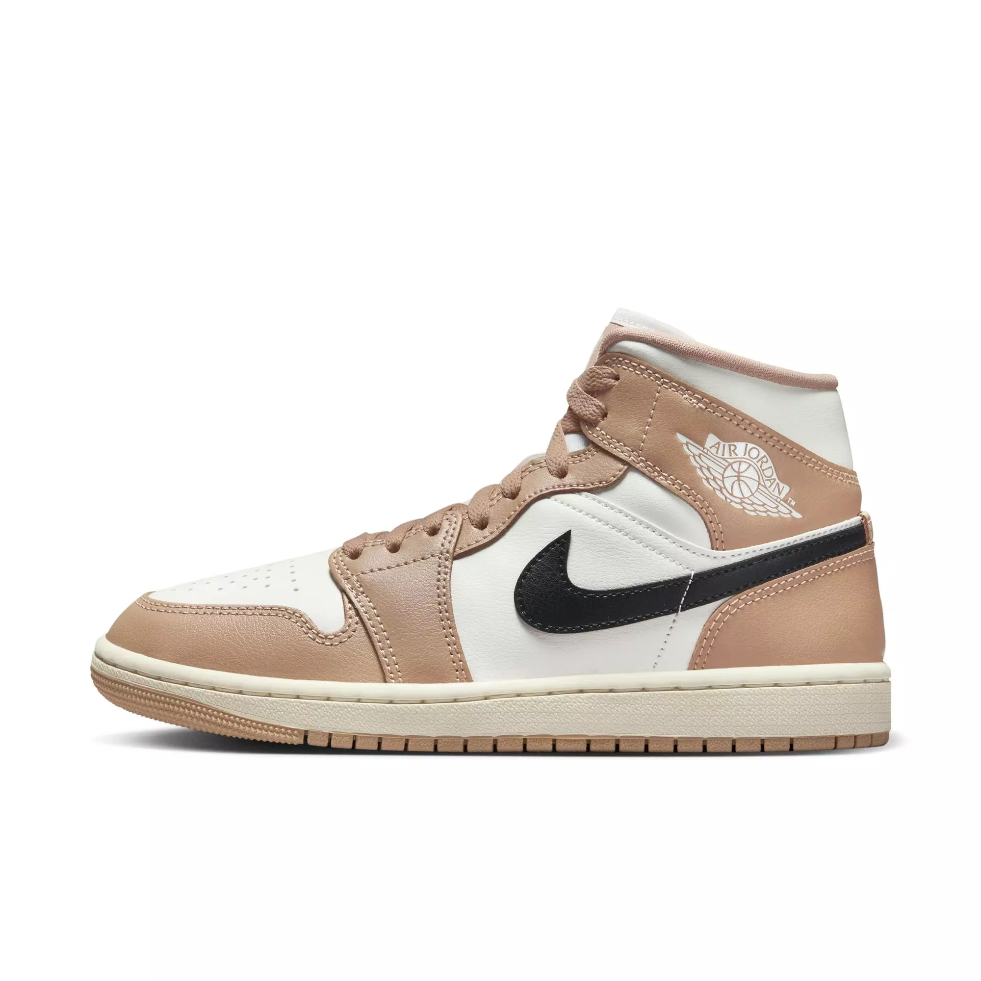 Jordan 1 Mid "Sail/Desert" Women's Shoe - SAIL