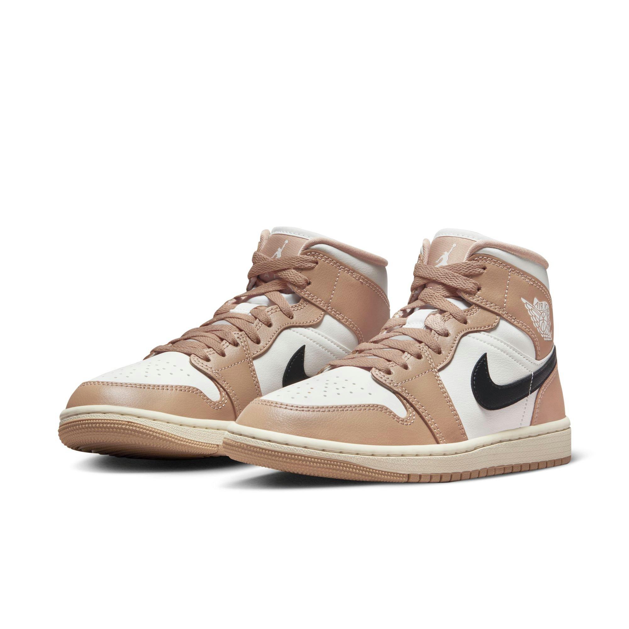 Jordan 1 Mid "Sail/Desert" Women's Shoe - SAIL Thumbnail View 5