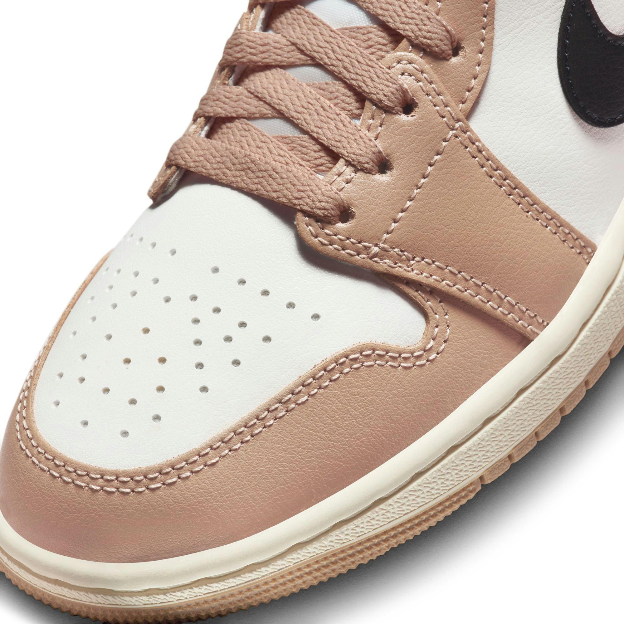 Jordan 1 Mid "Sail/Desert" Women's Shoe - SAIL Thumbnail View 10