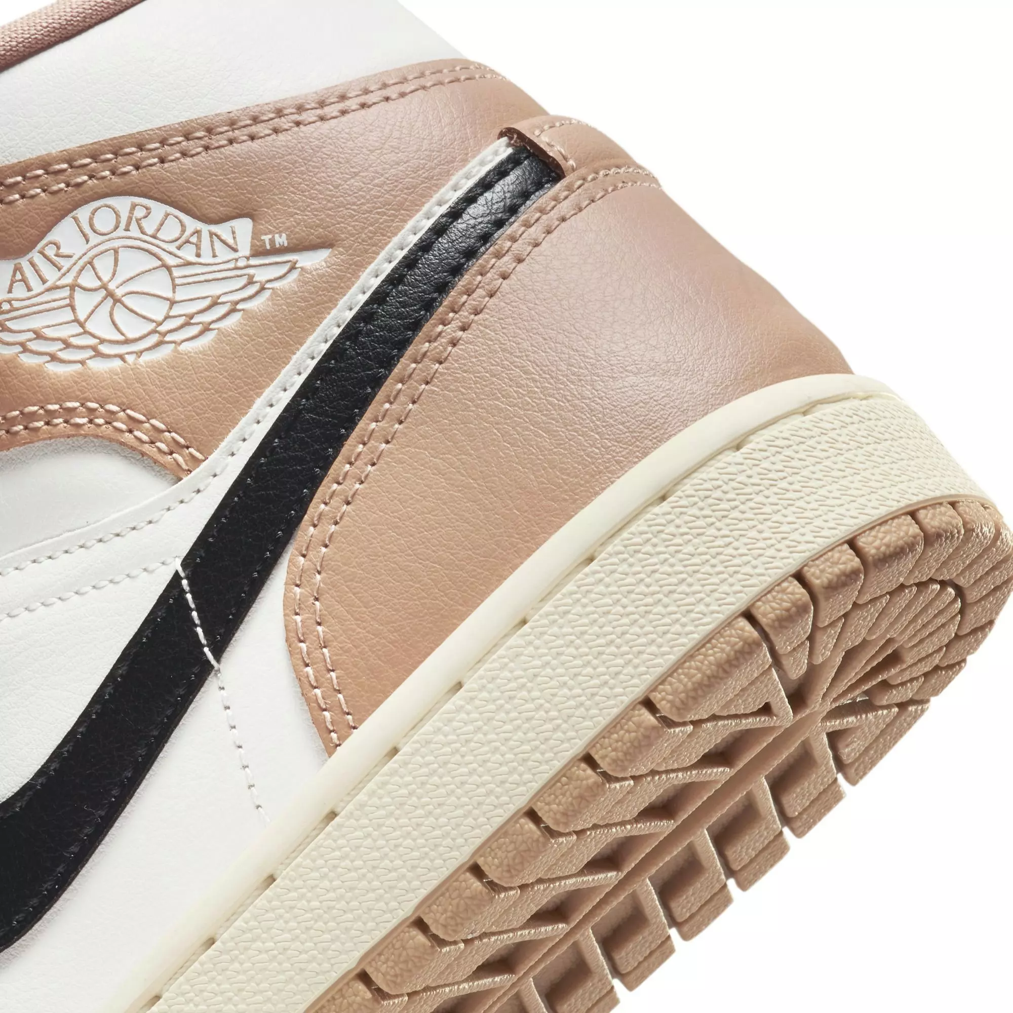 Jordan 1 Mid "Sail/Desert" Women's Shoe - SAIL