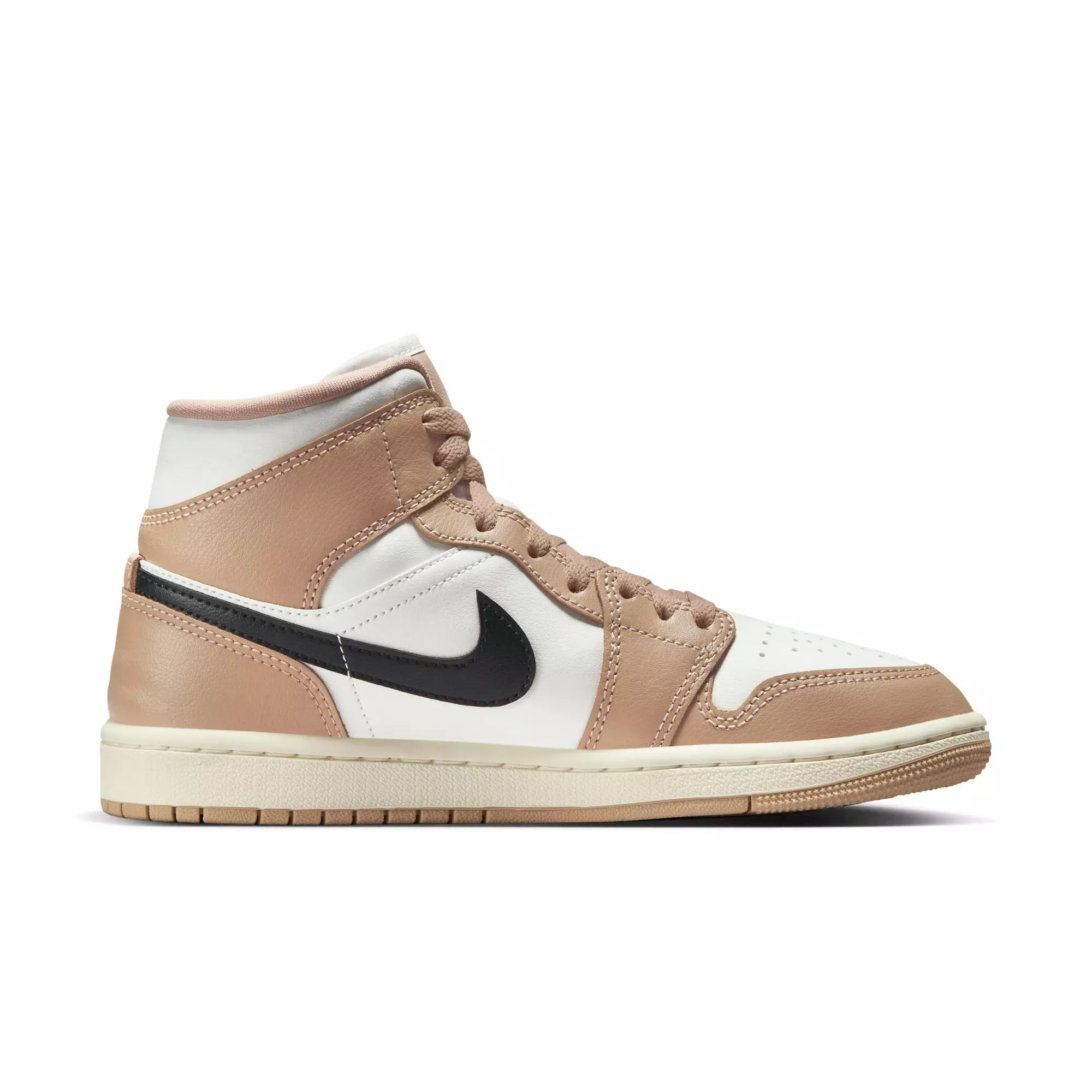 Jordan 1 Mid "Sail/Desert" Women's Shoe - SAIL