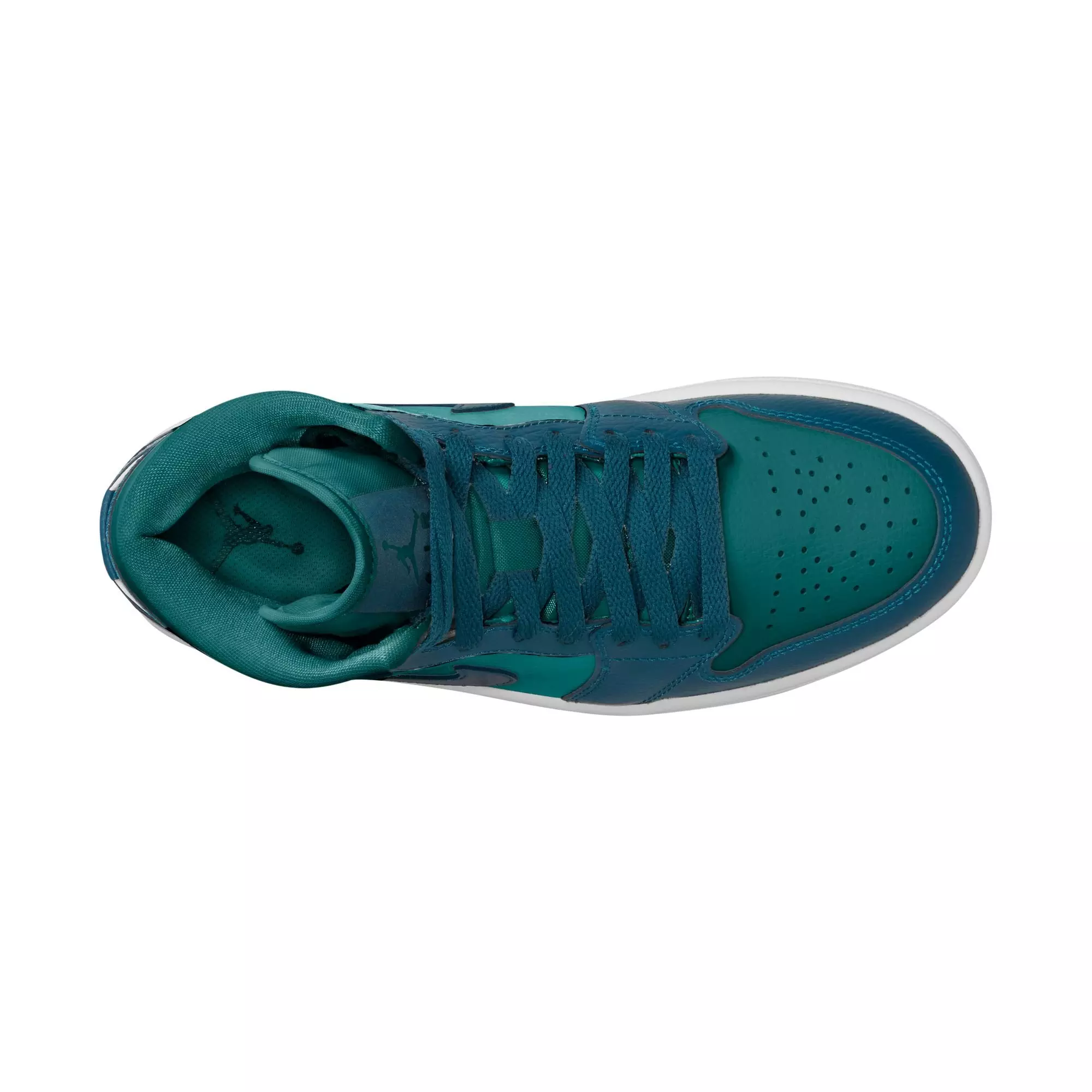 Jordan 1 Mid "Teal/French Blue/White" Women's Shoe - TEAL