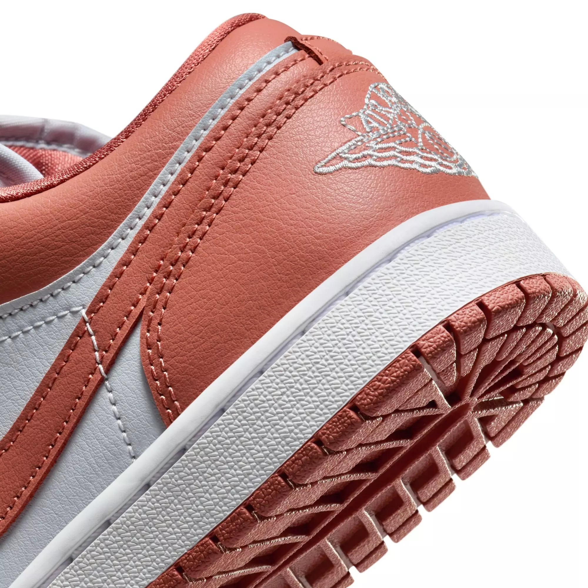 Jordan 1 Low "Platinum/Sky J Orange" Women's Shoe - SILVER/ORANGE