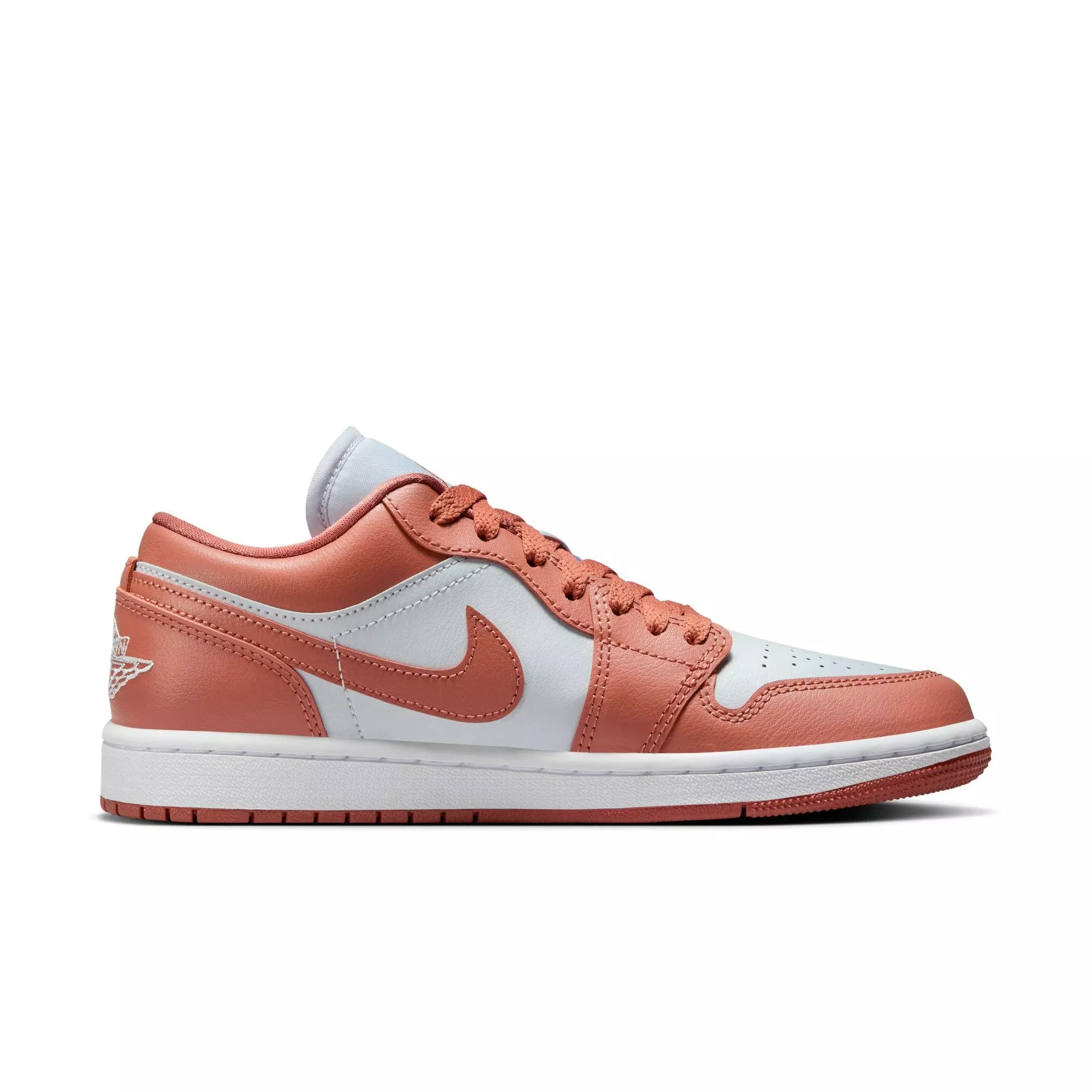 Jordan 1 Low "Platinum/Sky J Orange" Women's Shoe - SILVER/ORANGE