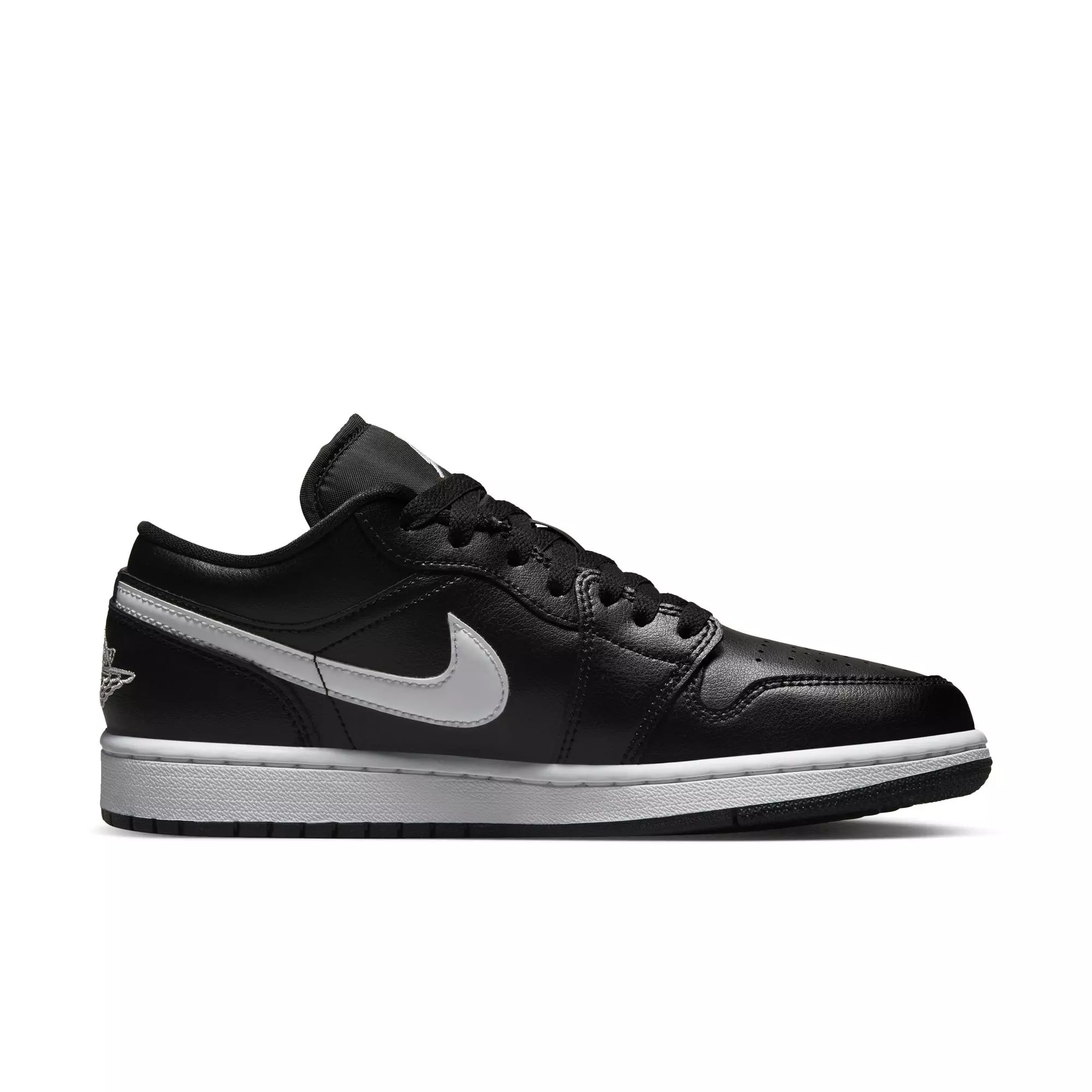 Jordan 1 Low "Black/White" Women's Shoe - BLACK/WHITE