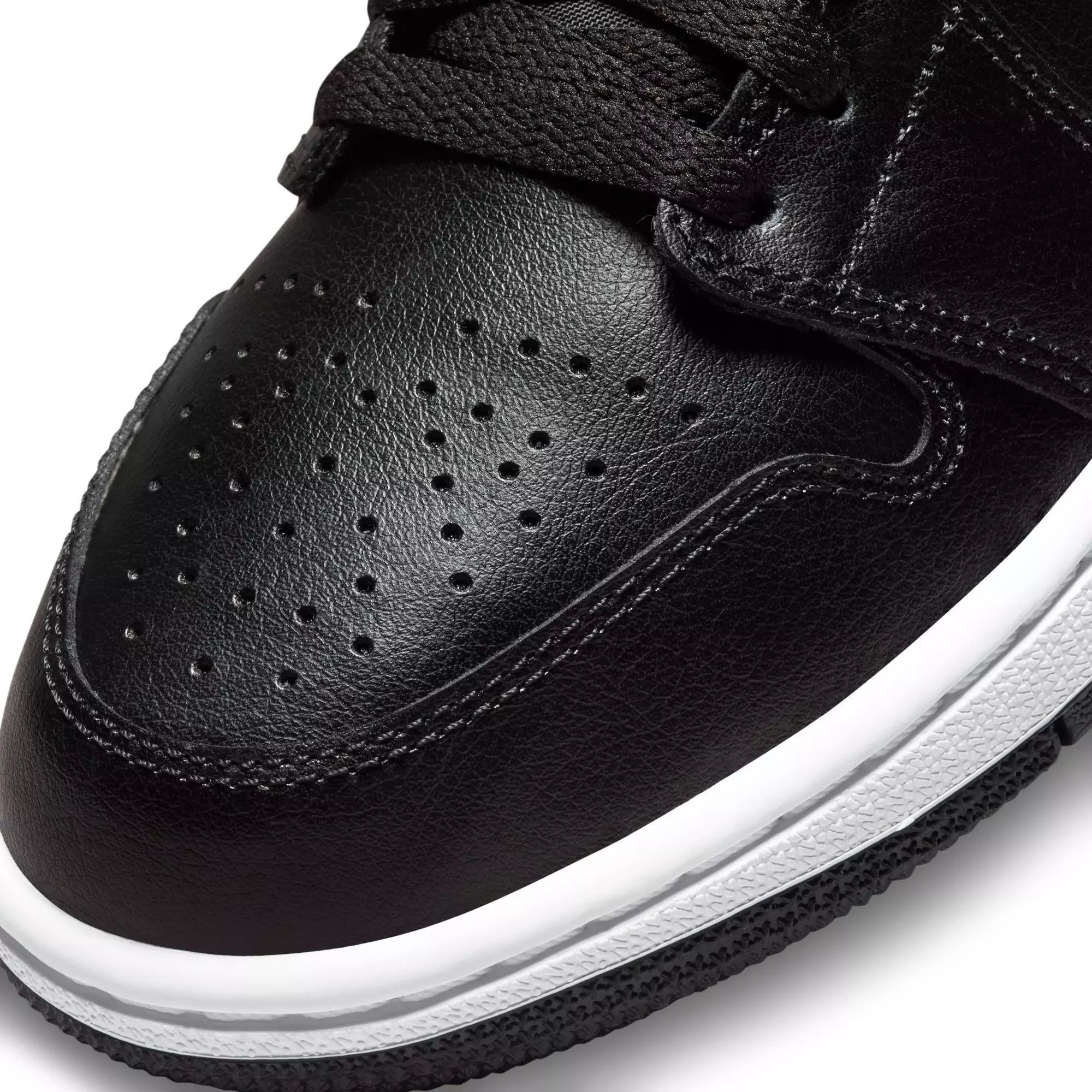 Jordan 1 Mid "Black/White" Women's Shoe - BLACK/WHITE