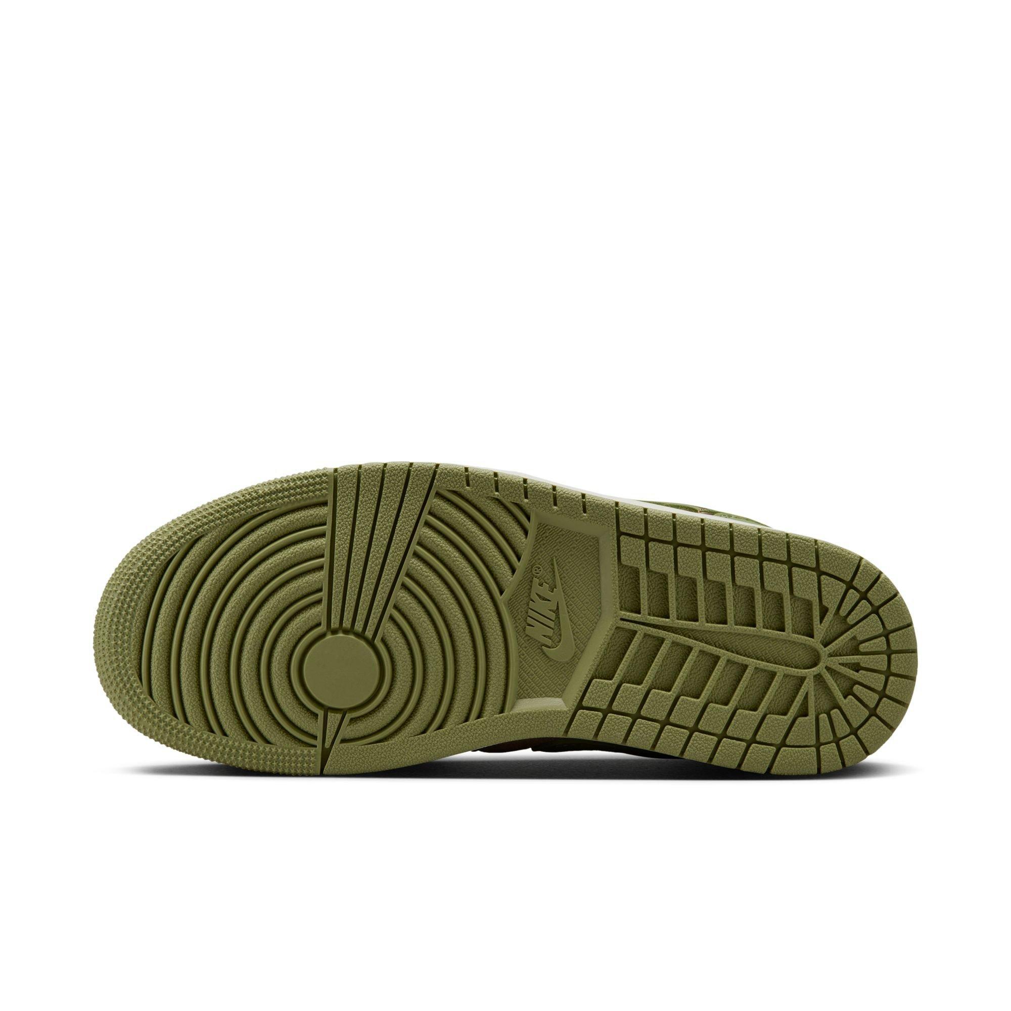 Jordan 1 Low SE "Brown Kelp/Sky J Lt Olive/Sail" Women's Shoe - BROWN/GREEN Thumbnail View 8