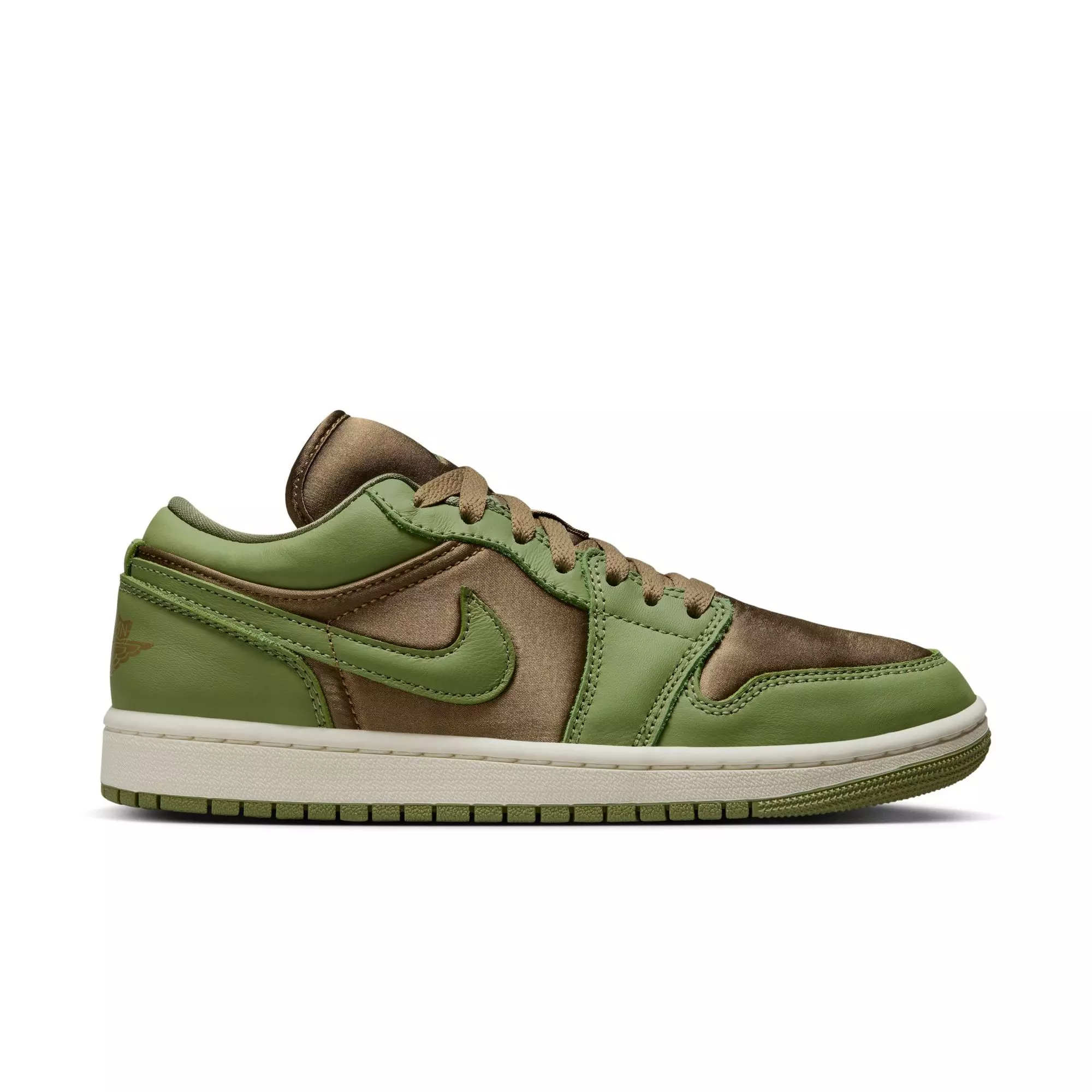 Jordan 1 Low SE Brown Kelp/Sky J Lt Olive/Sail Women's Shoe - Hibbett