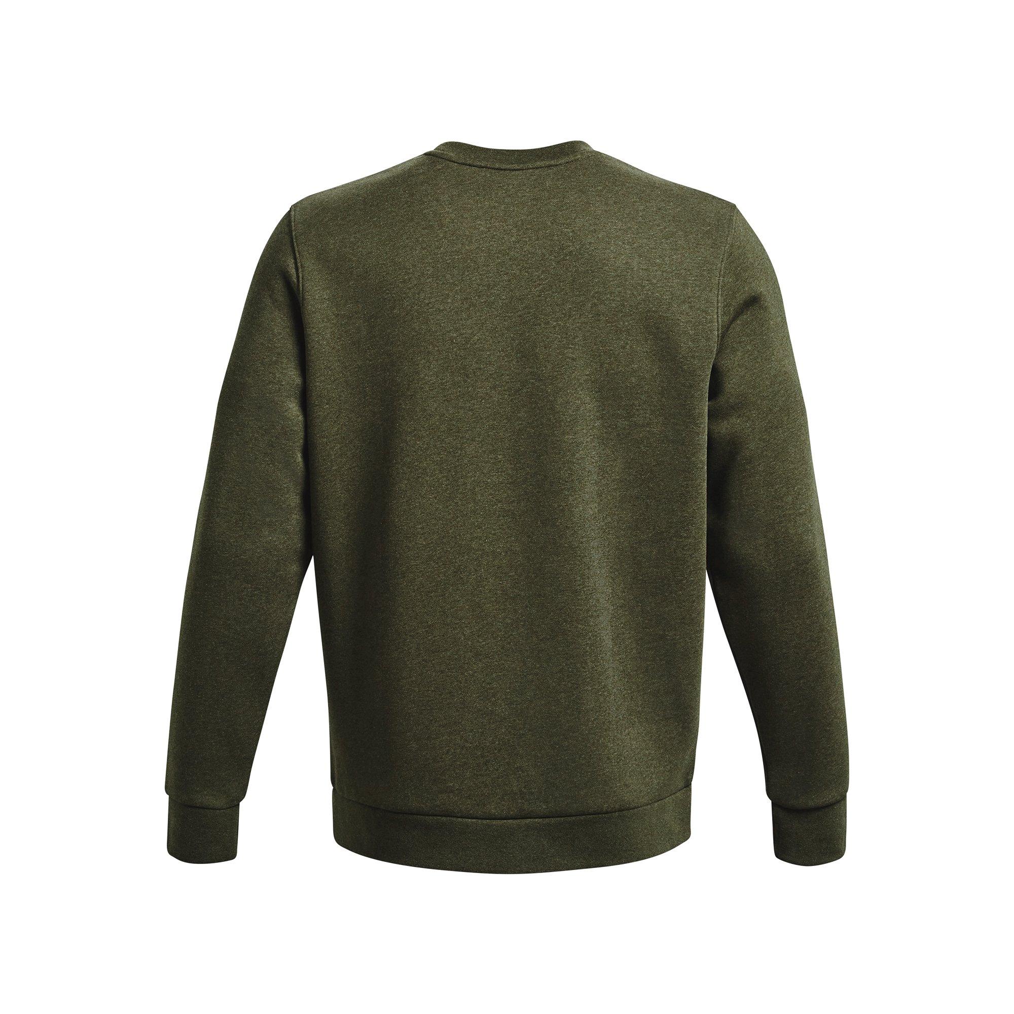 Under Armour Men's Essential Crew Sweatshirt - GREEN Thumbnail View 6