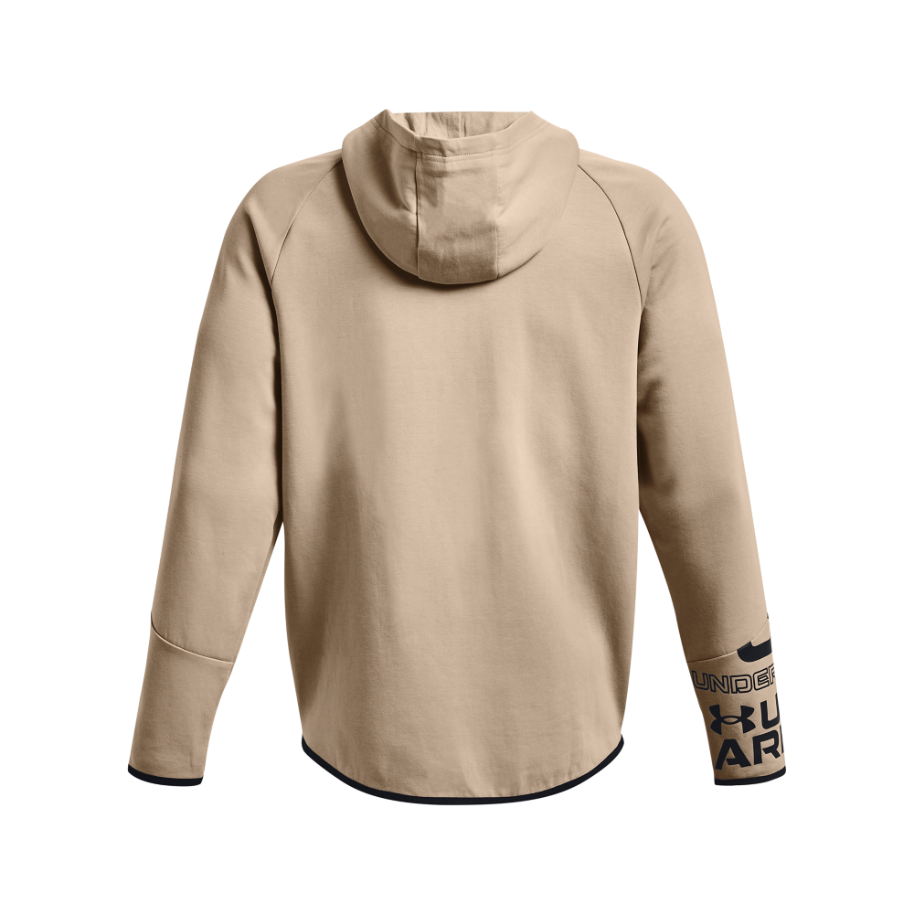 Under Armour Men's Unstoppable Full-Zip Graphic Jacket - TAN Thumbnail View 6