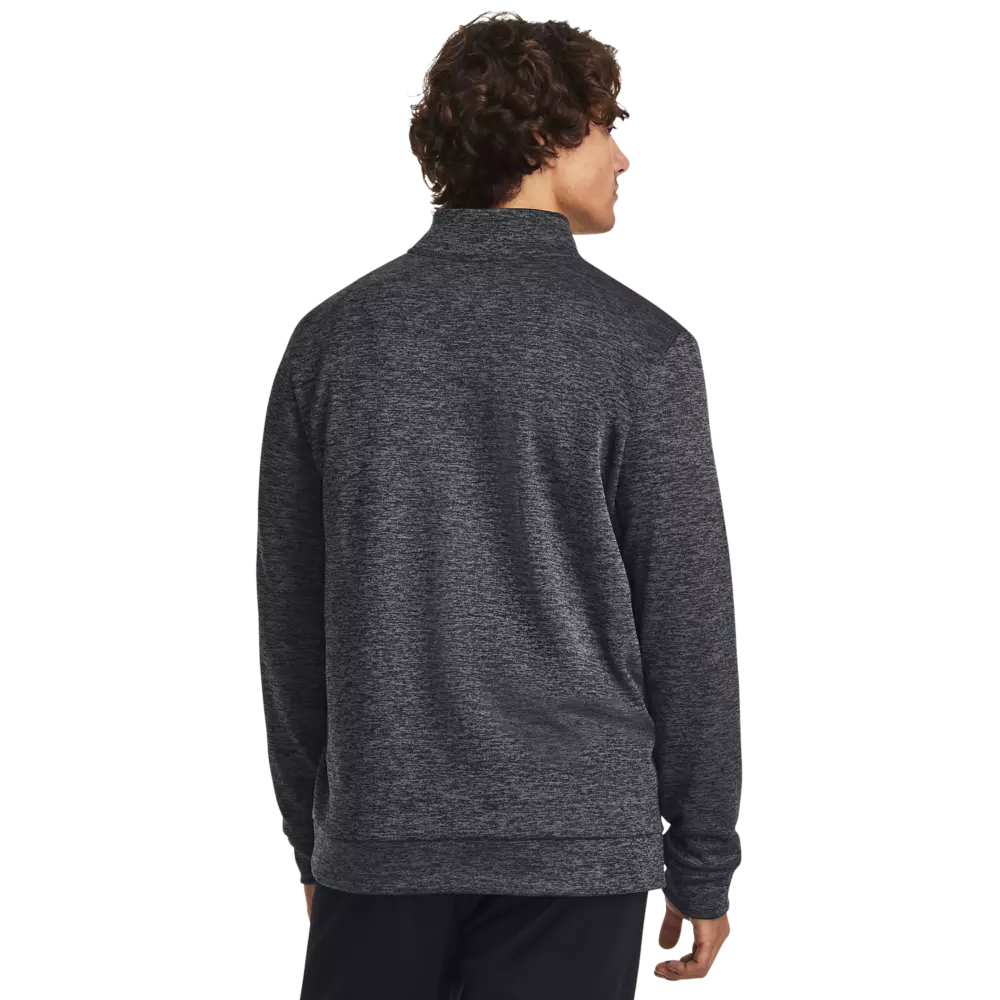 Under Armour Men's Armour Fleece Twist 1/4-Zip-Grey - GREY
