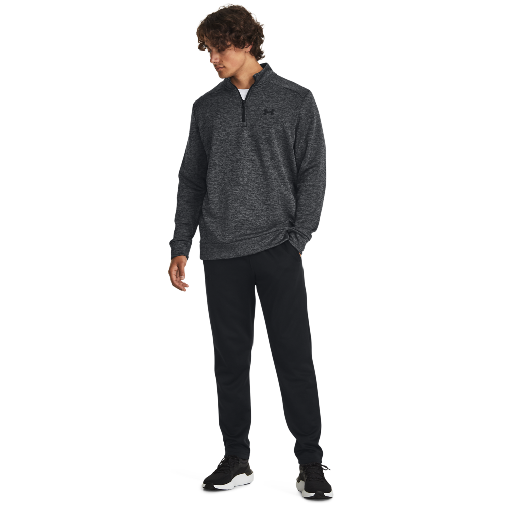 Under Armour Men's Armour Fleece Twist 1/4-Zip-Grey - GREY Thumbnail View 4