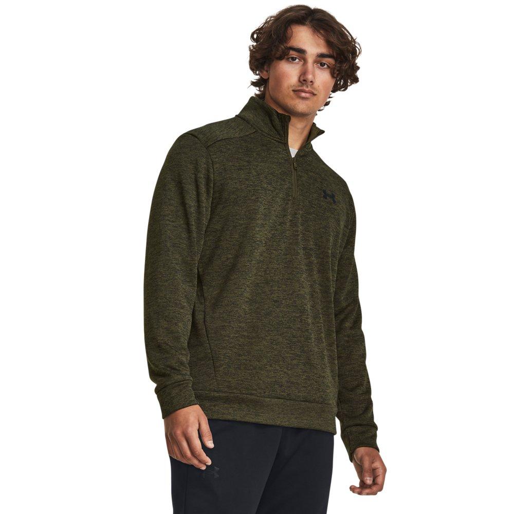 Under Armour Men's Armour Fleece 1/4-Zip Pullover-Green - GREEN Thumbnail View 1
