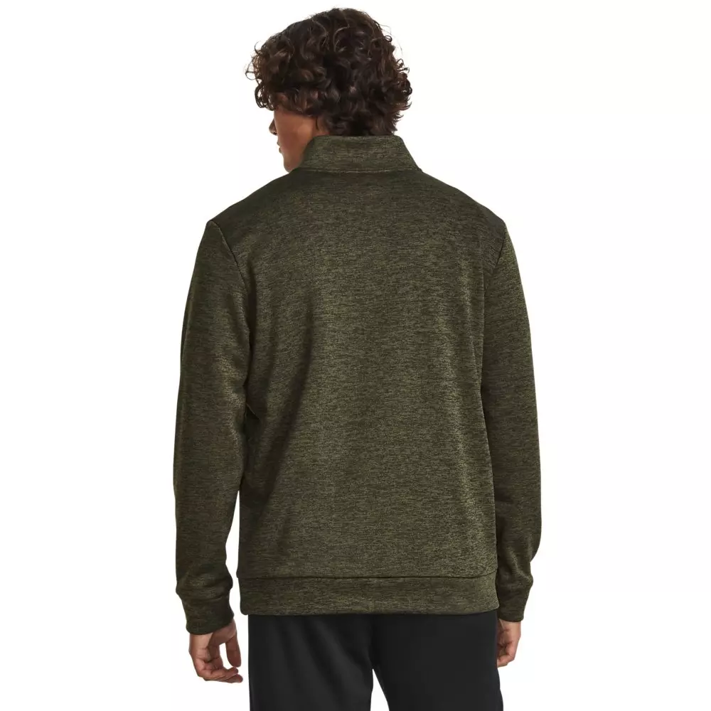 Under Armour Men's Armour Fleece 1/4-Zip Pullover-Green - GREEN