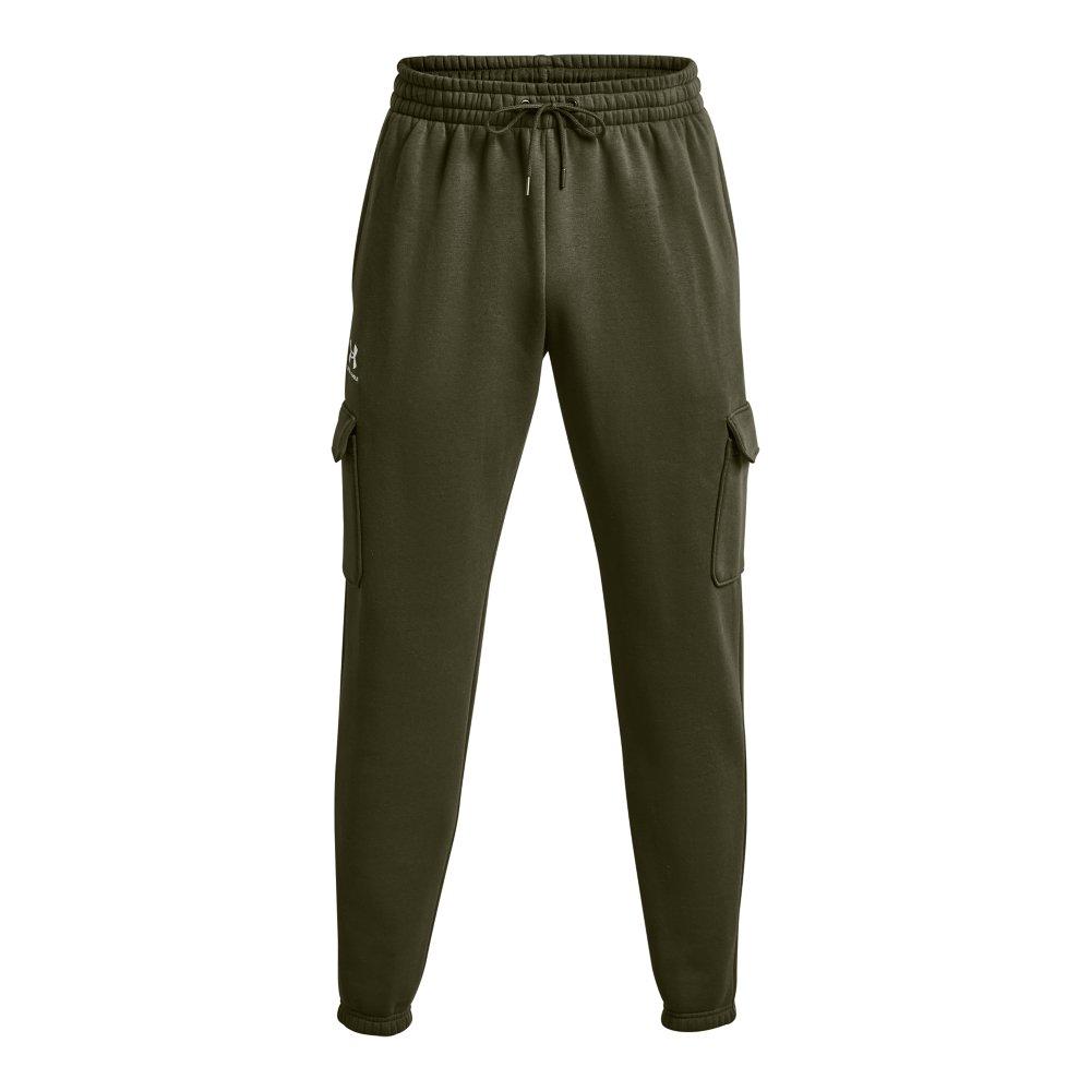 Under Armour Men's Essential Cargo Fleece Pants-Green - GREEN Thumbnail View 5