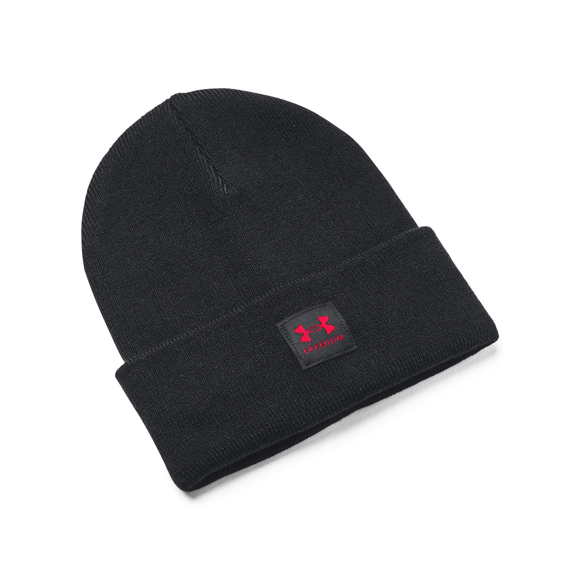 Under Armour Men's Freedom Halftime Beanie-Black - BLACK Thumbnail View 2