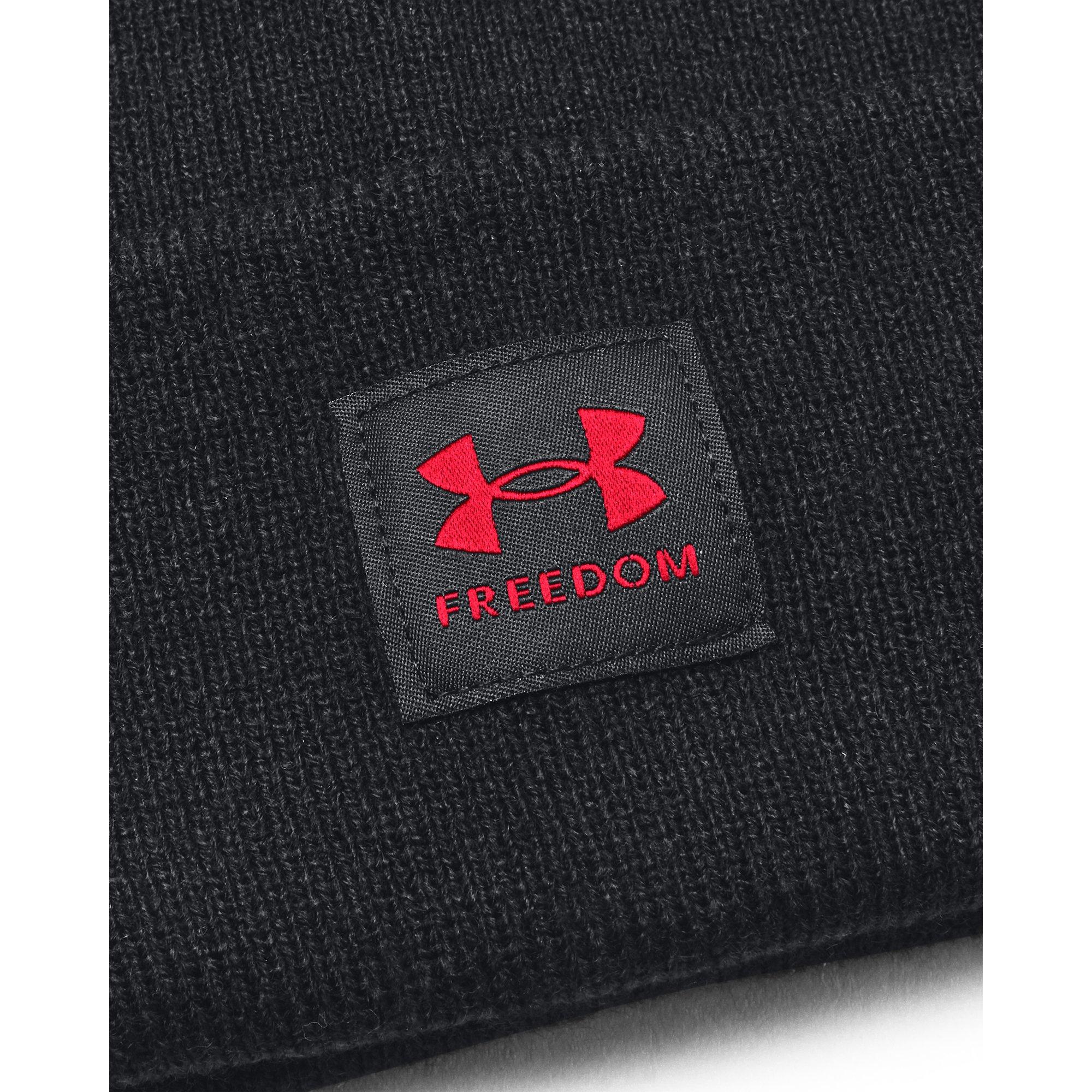 Under Armour Men's Freedom Halftime Beanie-Black - BLACK Thumbnail View 3