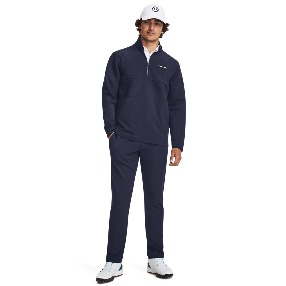 Under Armour Men's Daytona 1/2-Zip Pullover - NAVY Thumbnail View 4