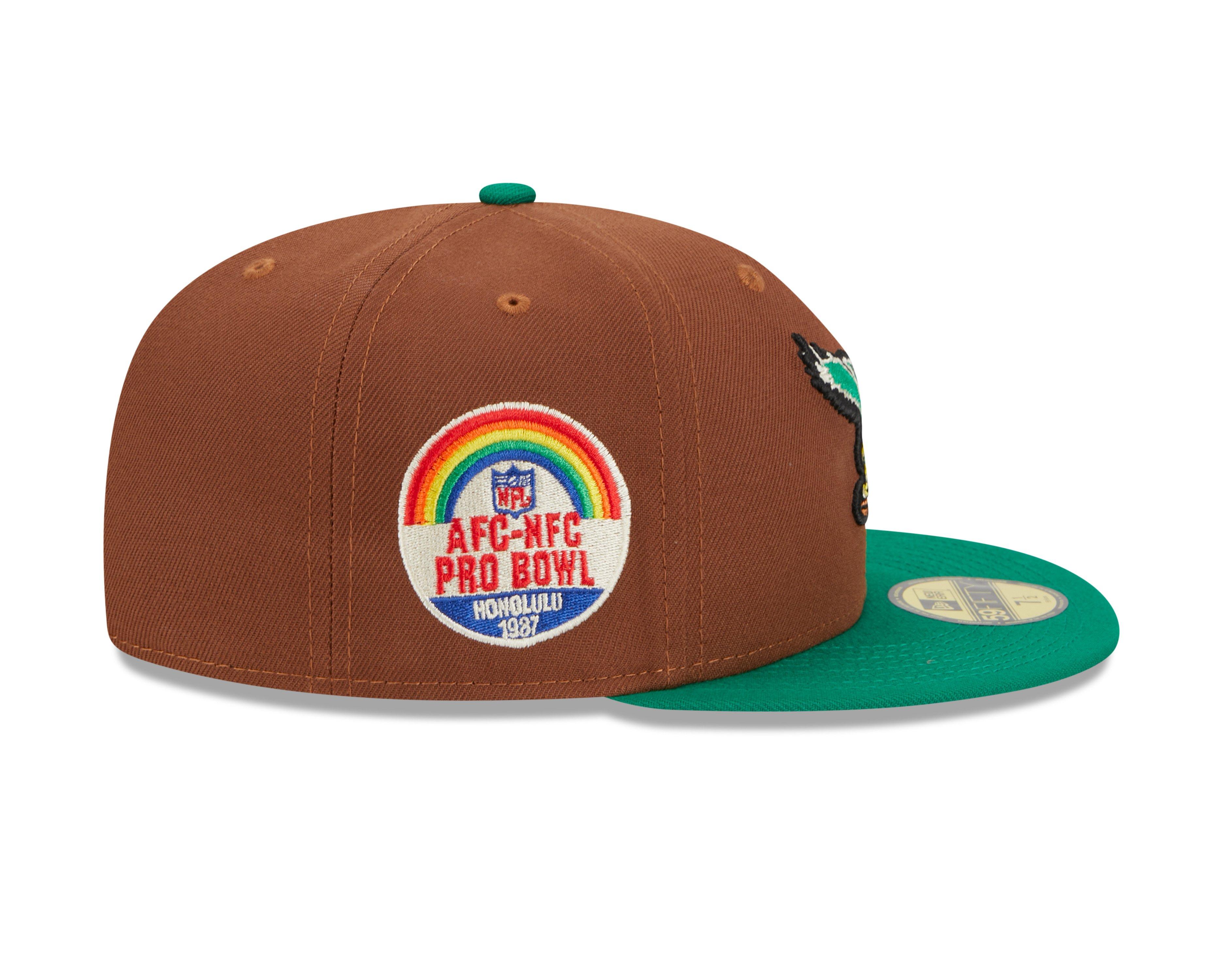 NFL Philadelphia Eagles Green Fitted New Era 59Fifty Men's Cap Hat Sz 7 3/8