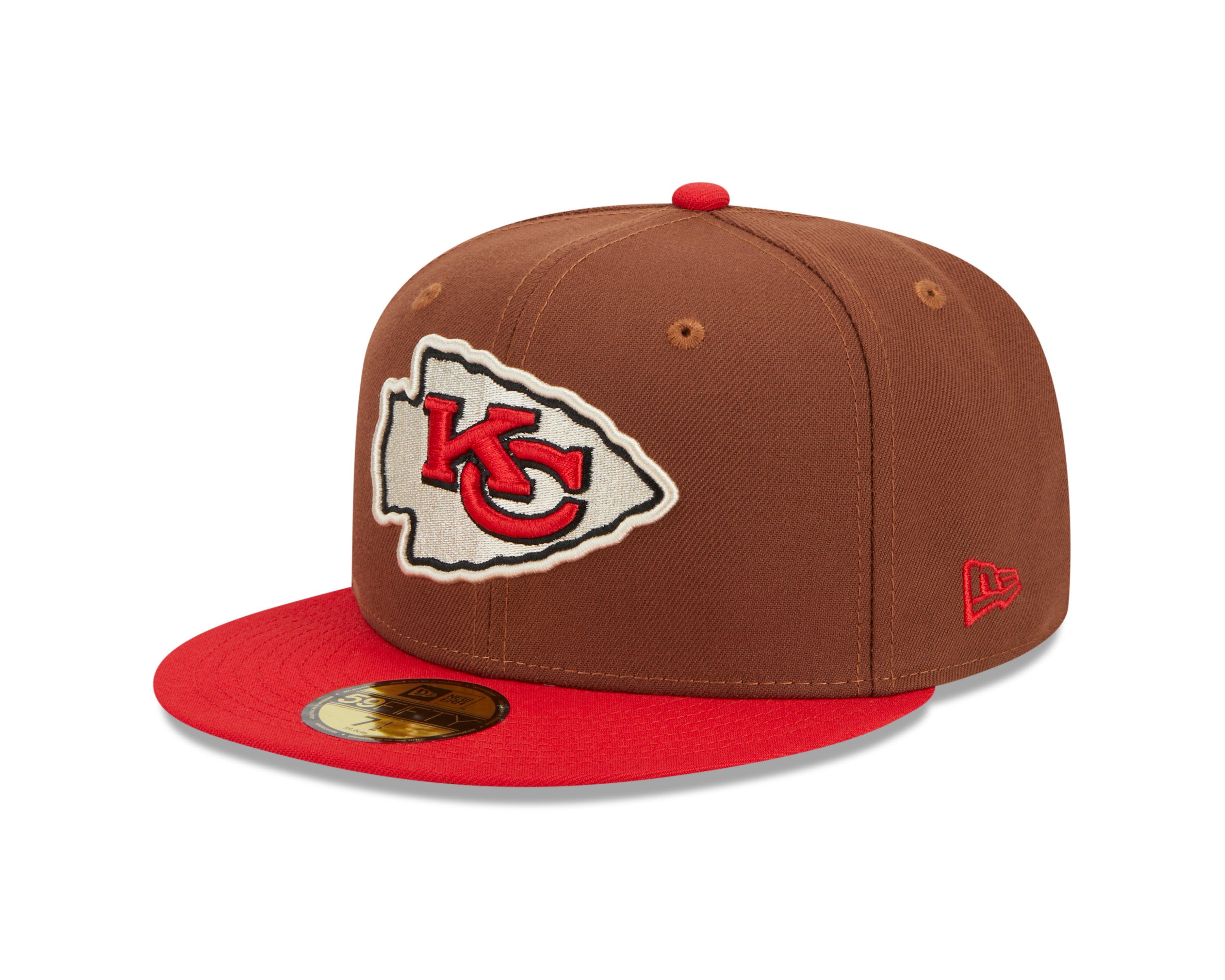 Men's New Era Black Kansas City Chiefs Color Dim 59FIFTY Fitted Hat