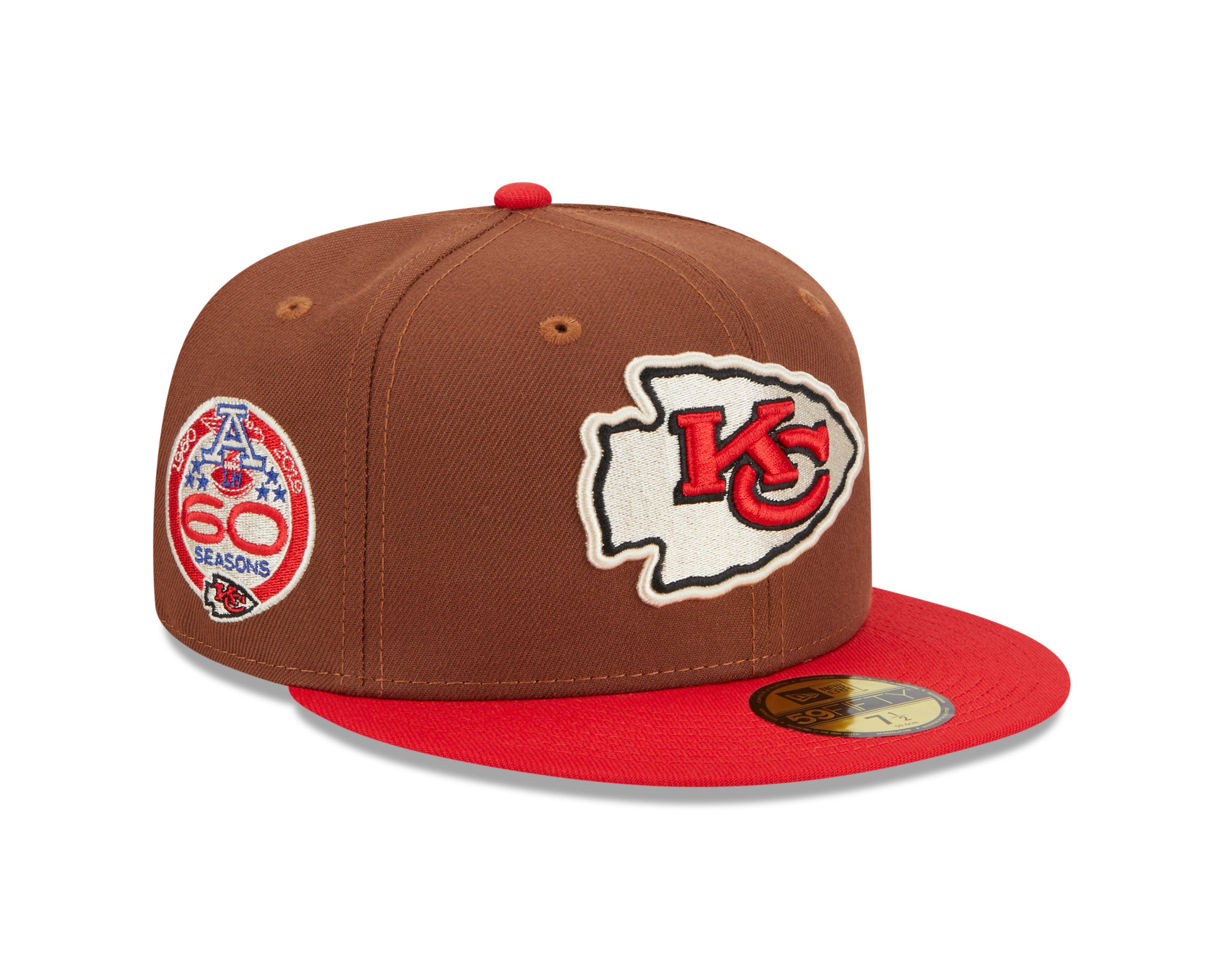 Kansas City Chiefs 59FIFTY New Era Sideline Fitted Cap 7 5/8