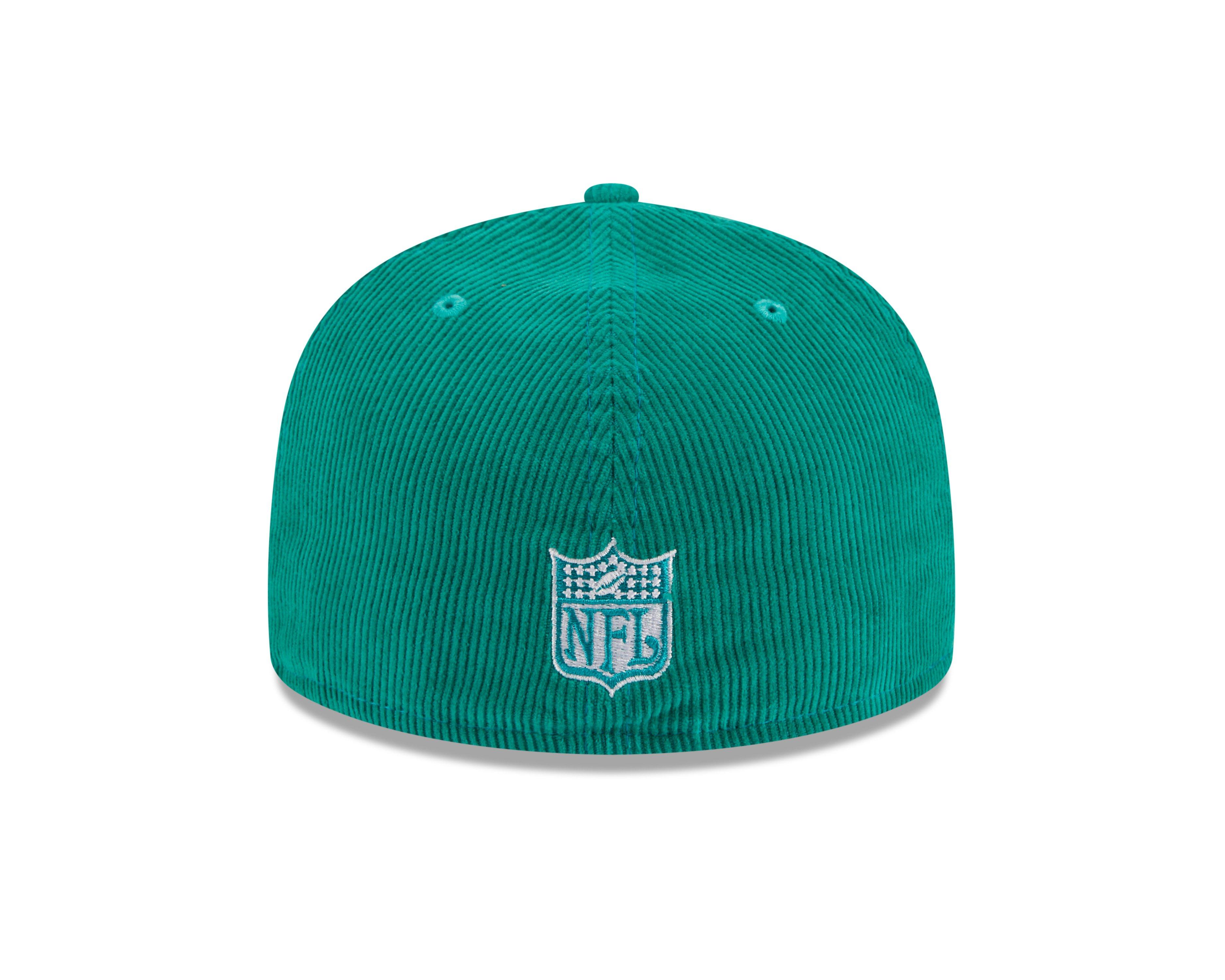 New Era Caps Miami Dolphins Throwback 59FIFTY Fitted Hat Green