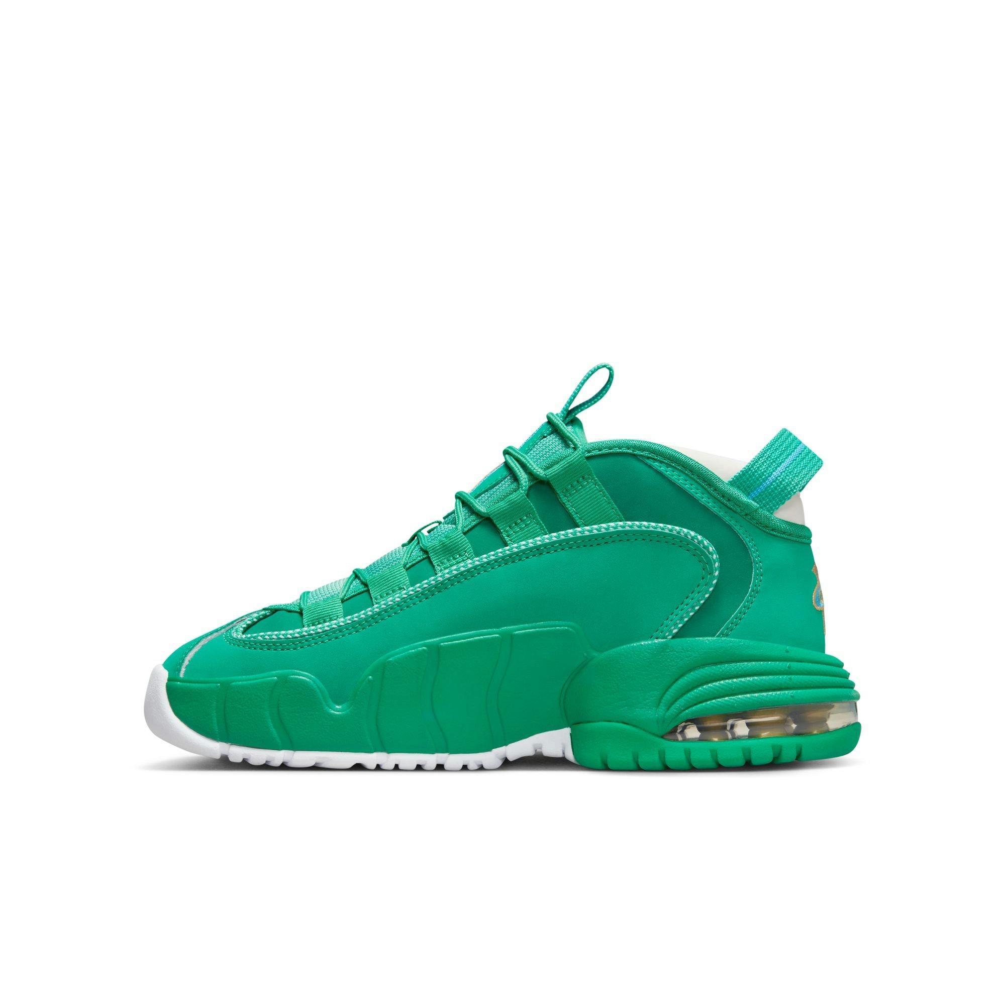Nike Air Max Penny "Stadium Green" Grade School Kids' Shoe - STADIUM GREEN/METALLIC GOLD/WHITE Thumbnail View 4