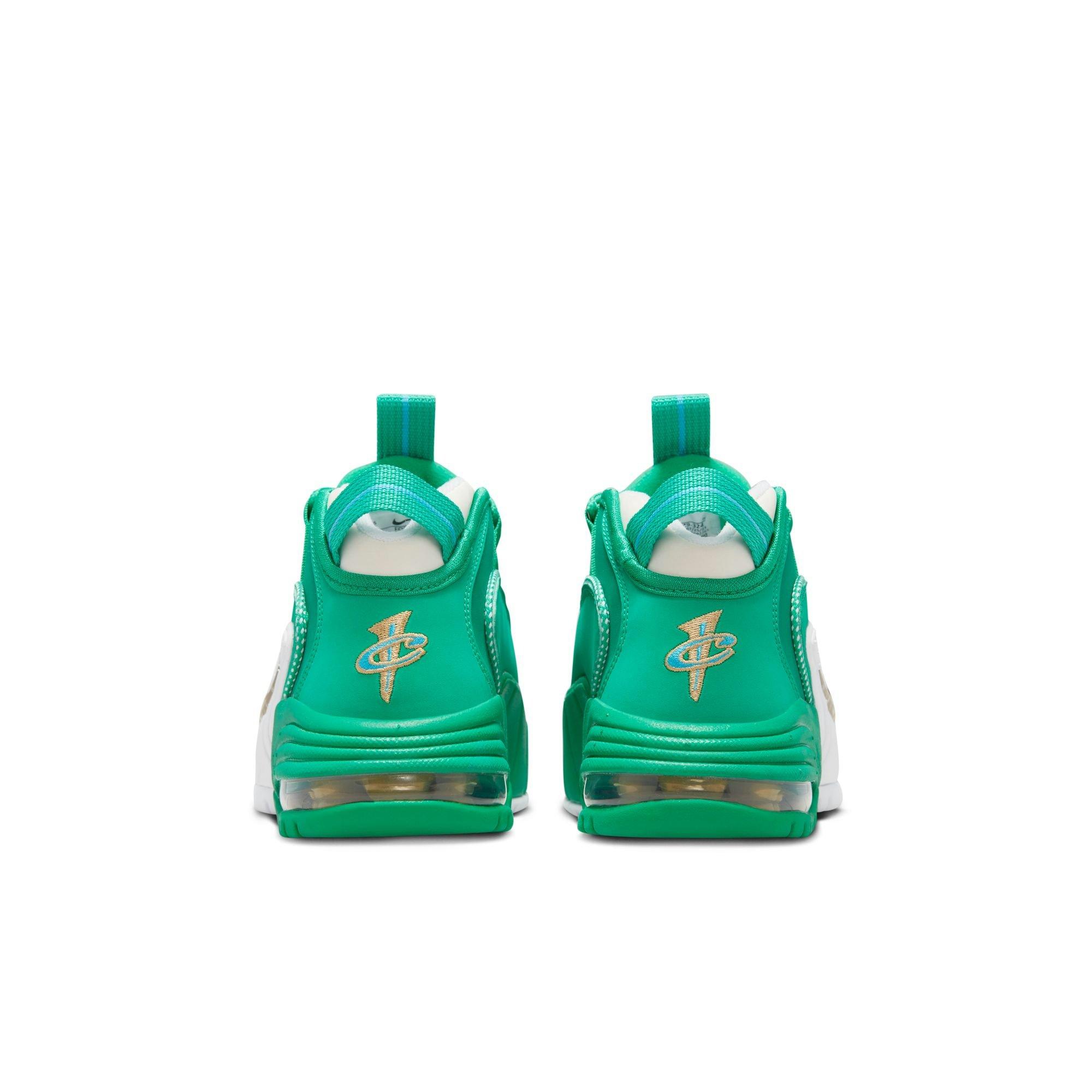 Nike Air Max Penny "Stadium Green" Grade School Kids' Shoe - STADIUM GREEN/METALLIC GOLD/WHITE Thumbnail View 6
