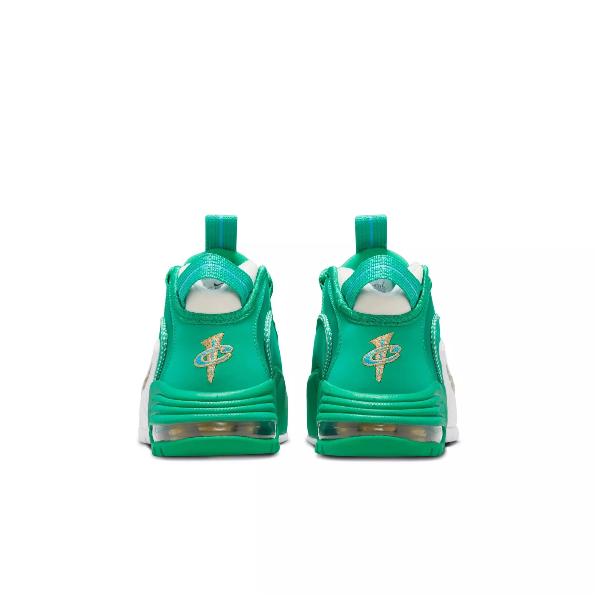 Nike Air Max Penny "Stadium Green" Grade School Kids' Shoe - STADIUM GREEN/METALLIC GOLD/WHITE
