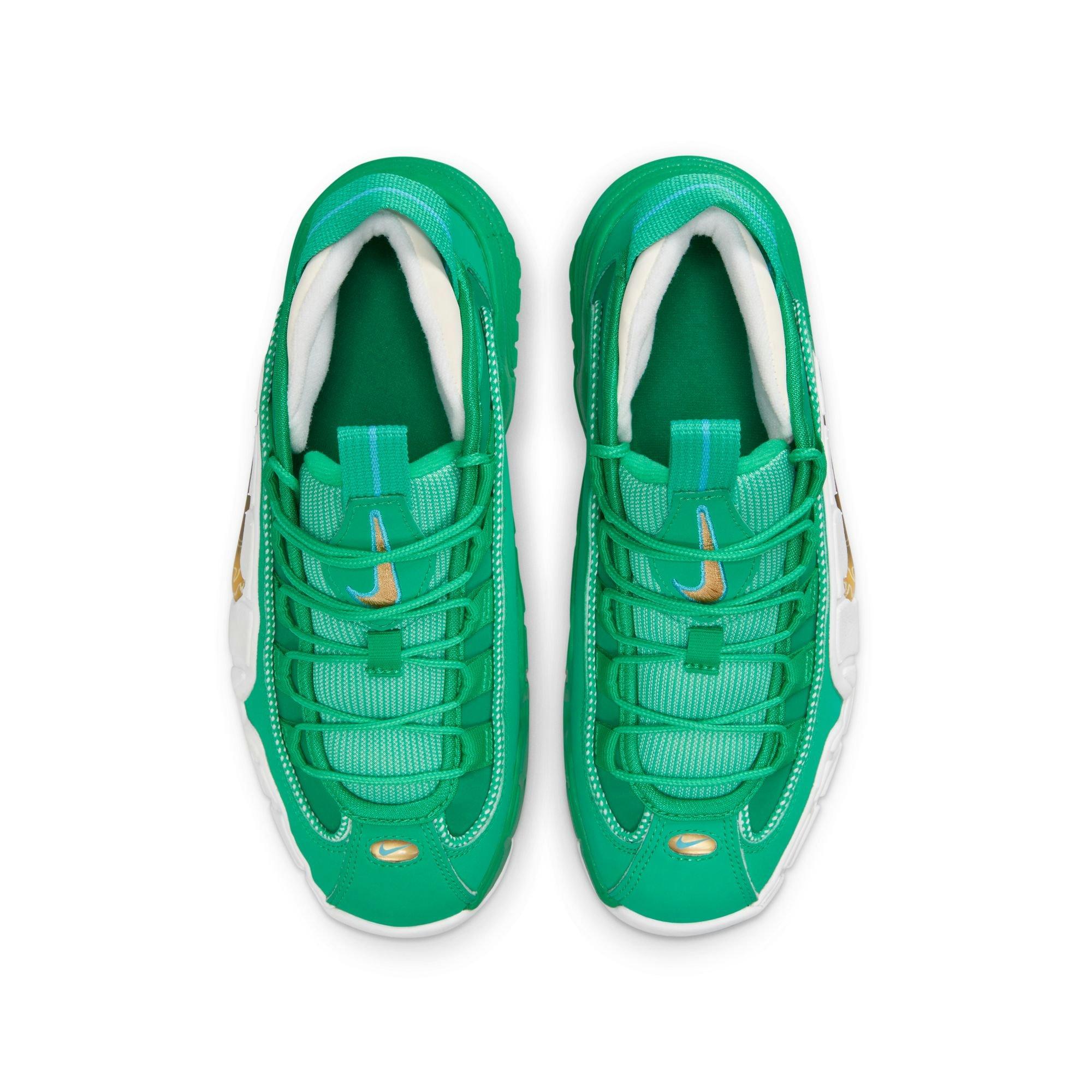 Nike Air Max Penny "Stadium Green" Grade School Kids' Shoe - STADIUM GREEN/METALLIC GOLD/WHITE Thumbnail View 7