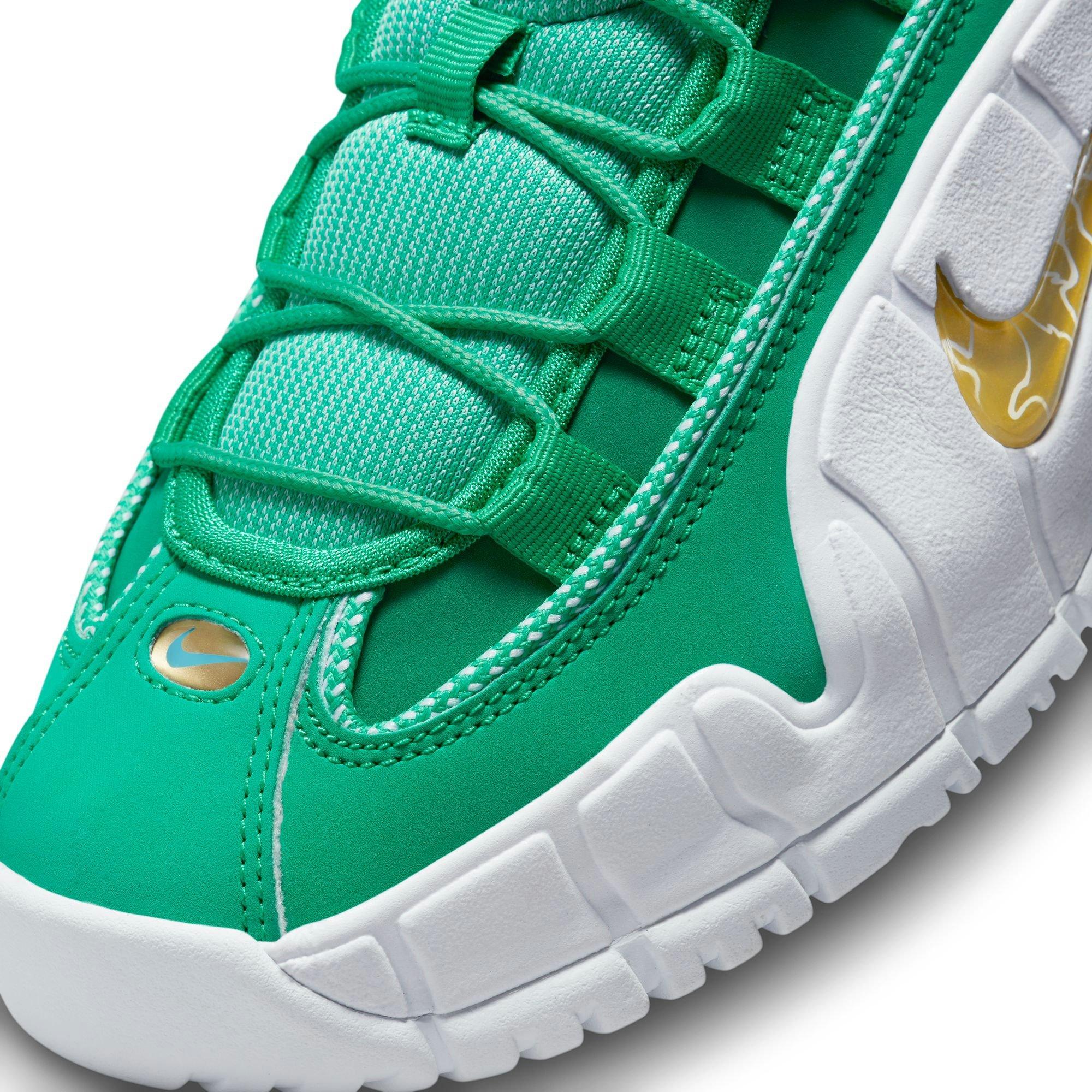 Nike Air Max Penny "Stadium Green" Grade School Kids' Shoe - STADIUM GREEN/METALLIC GOLD/WHITE Thumbnail View 9