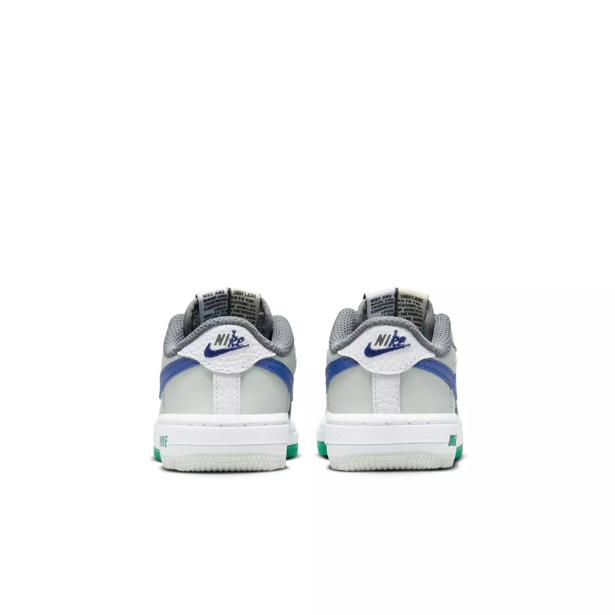Nike Air Force 1 Low LV8 2 "Light Silver/Deep Royal Blue/White" Toddler Boys' Shoe - SILVER/BLUE