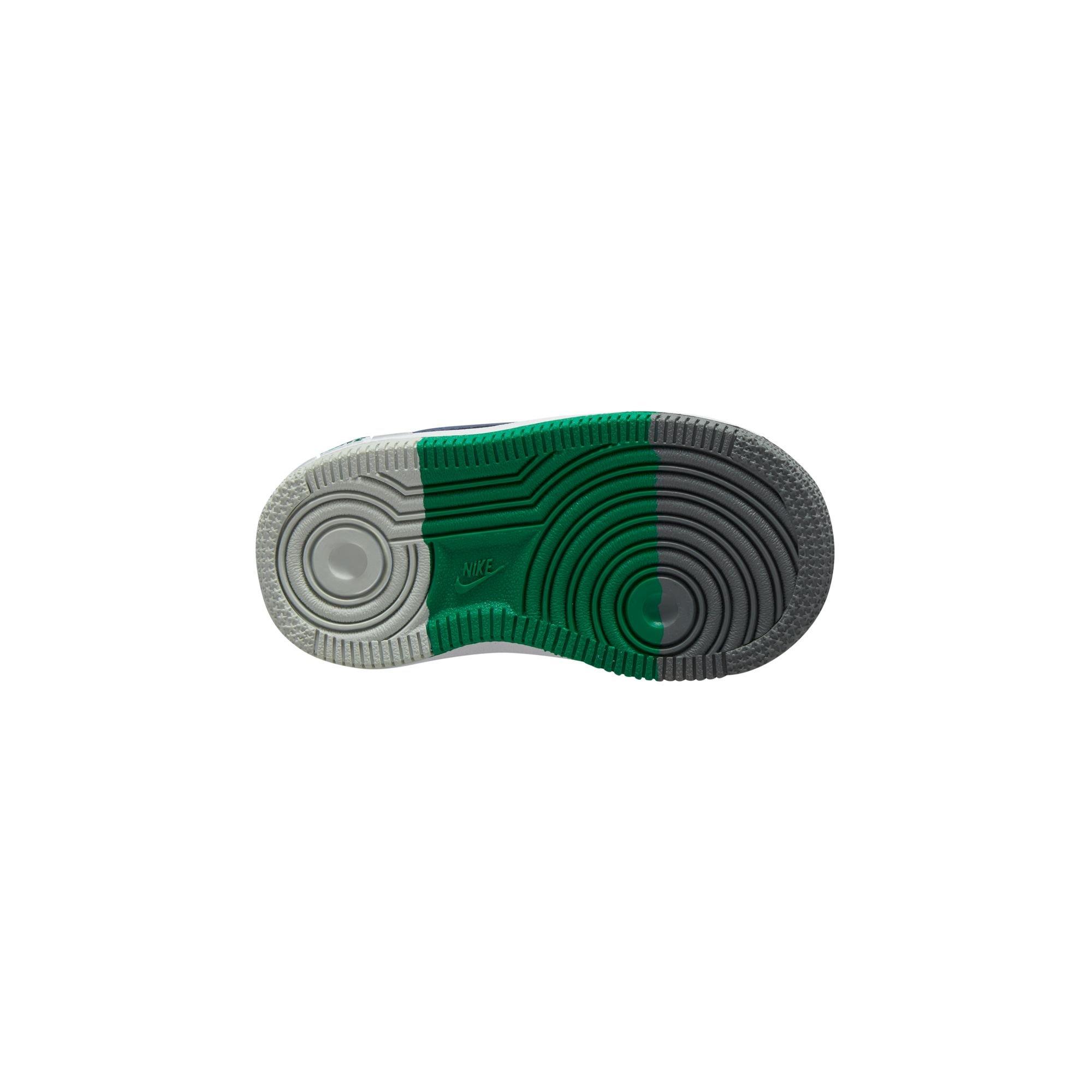 Nike Air Force 1 Low LV8 2 "Light Silver/Deep Royal Blue/White" Toddler Boys' Shoe - SILVER/BLUE Thumbnail View 9